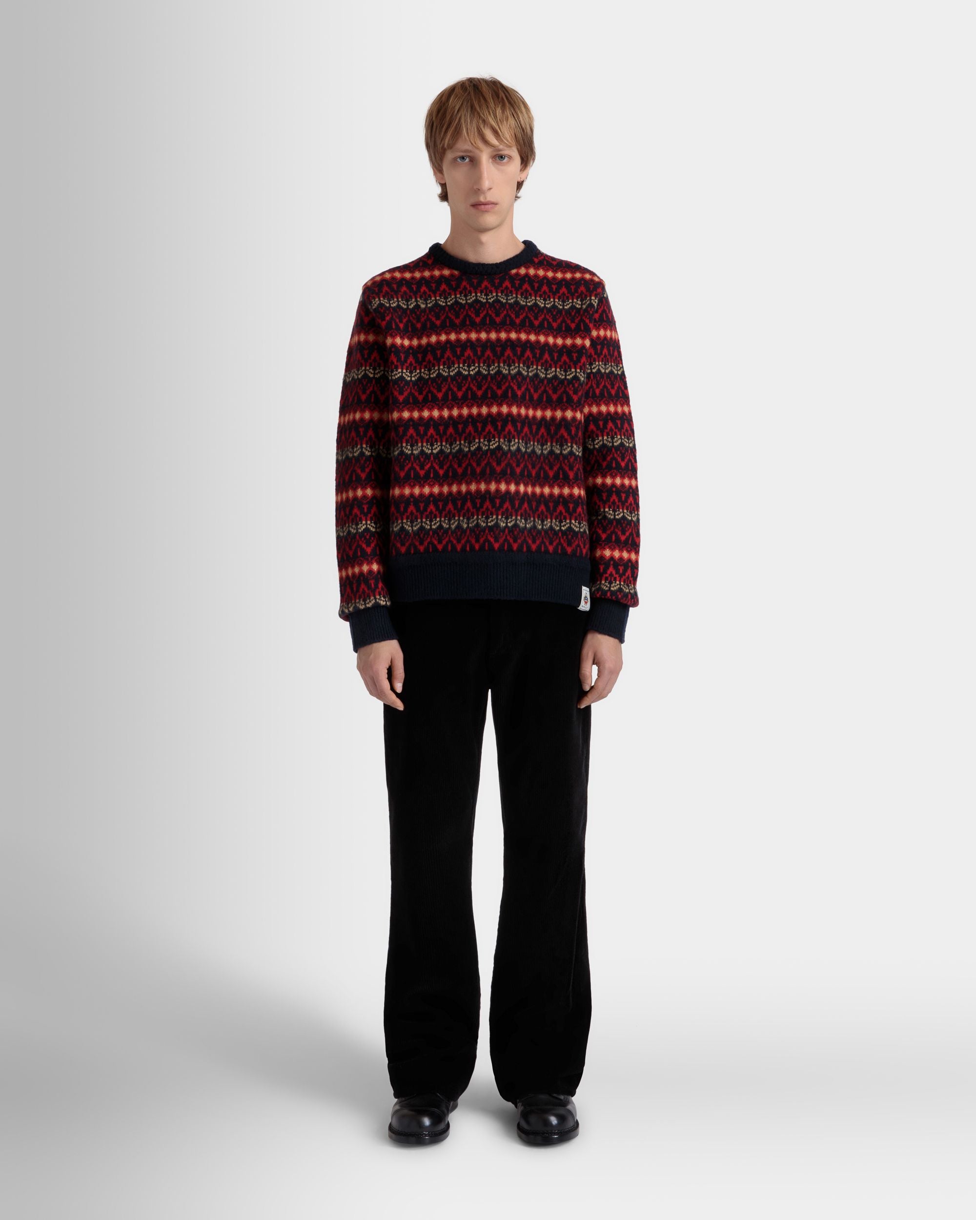 Pullover Girocollo In Lana Multicolore - Uomo - Bally - 02
