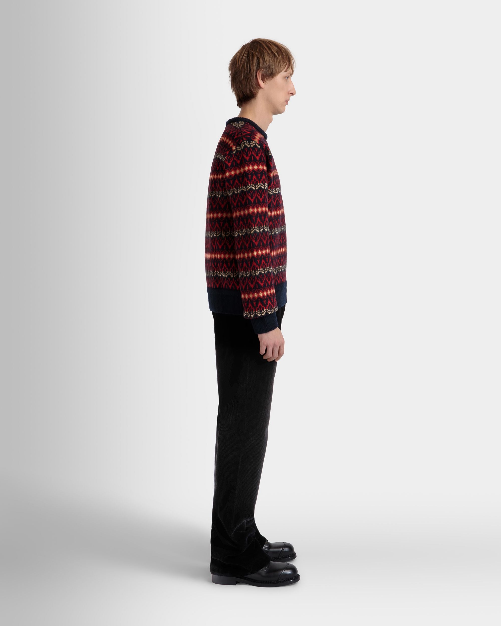 Pullover Girocollo In Lana Multicolore - Uomo - Bally - 05