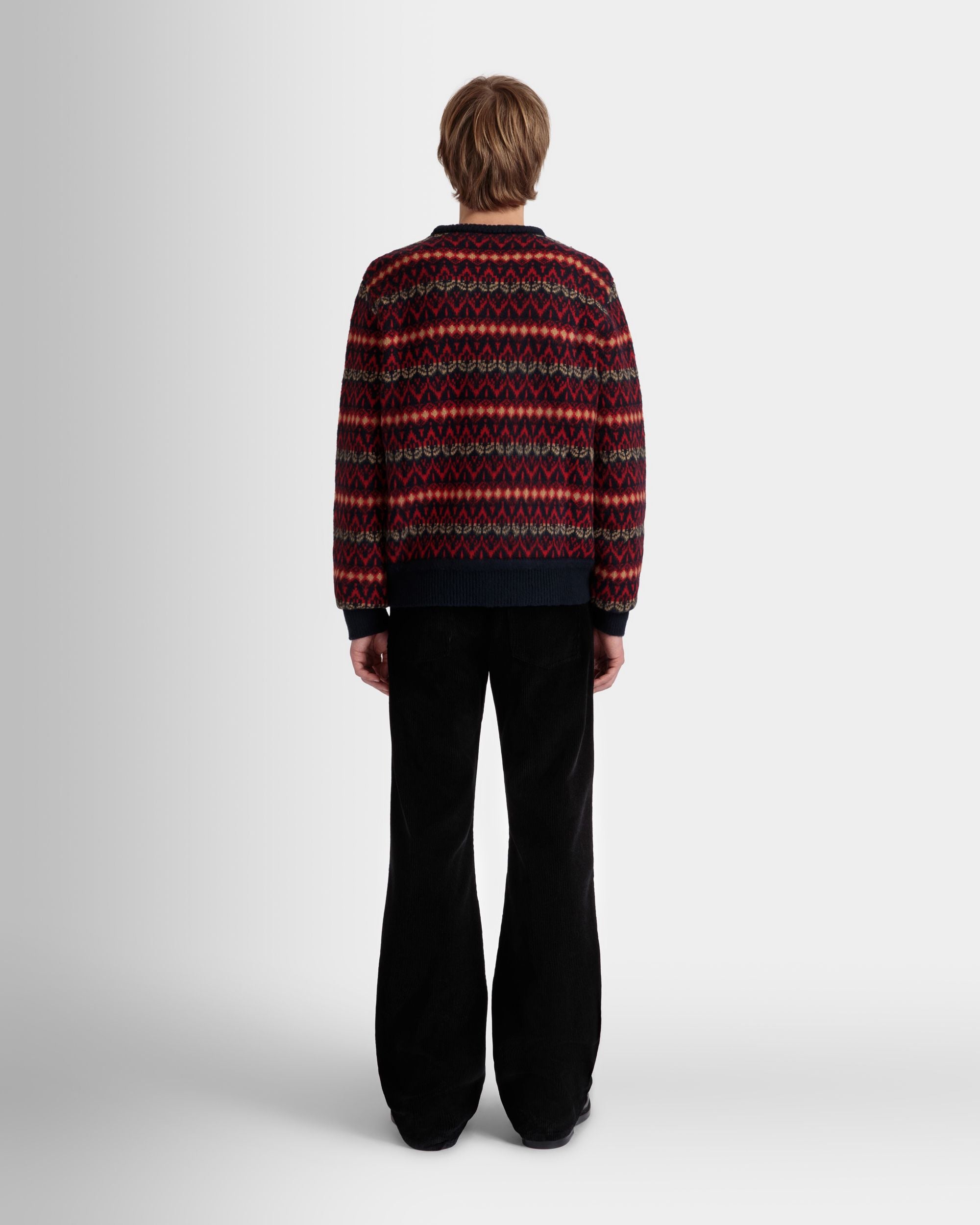 Pullover Girocollo In Lana Multicolore - Uomo - Bally - 06