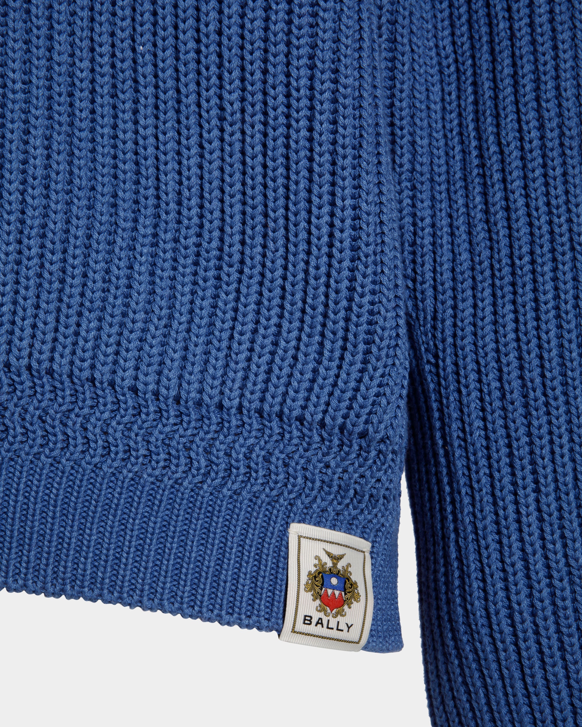 Pullover Girocollo In Cotone Medium Blue - Uomo - Bally - 04