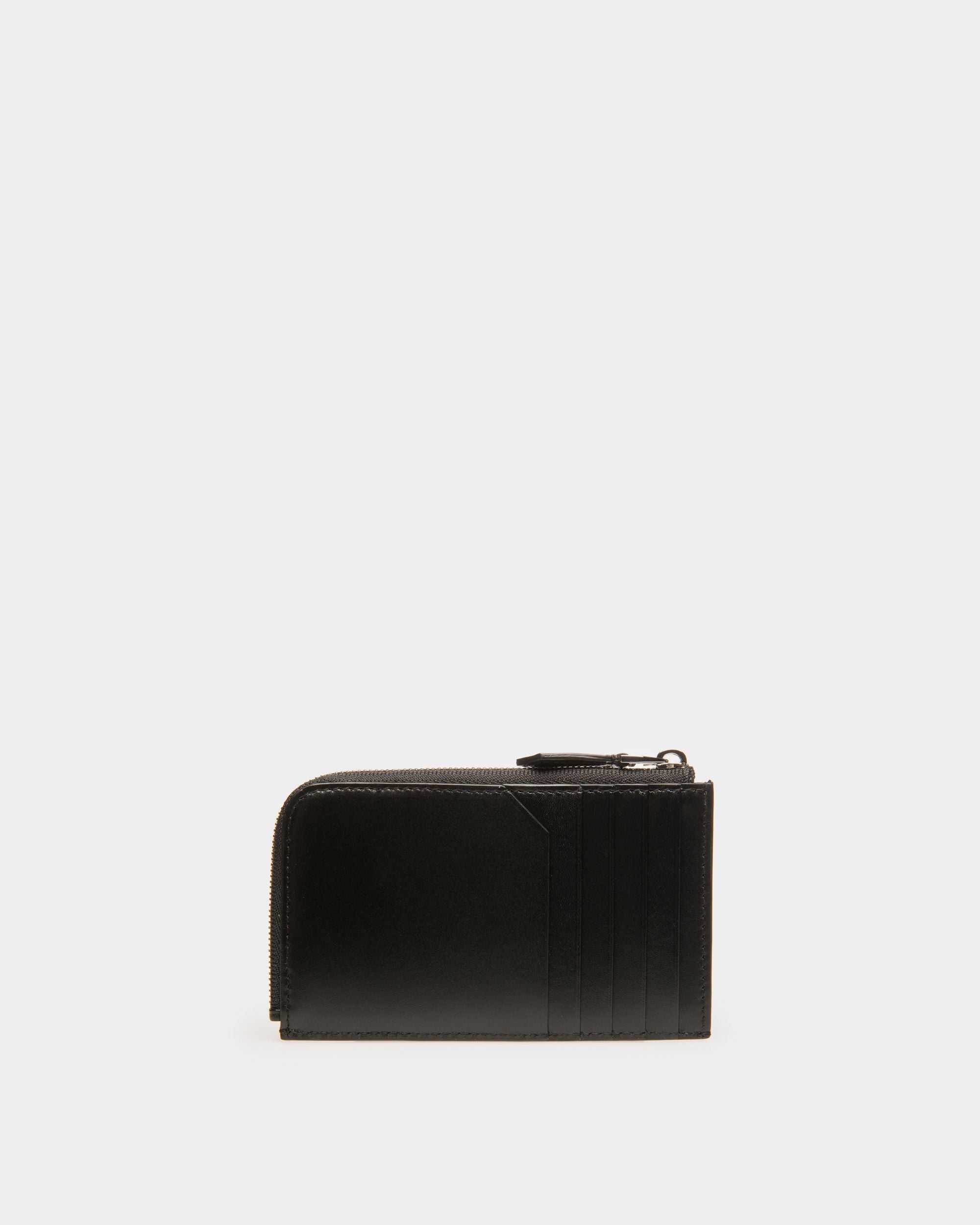 Scord Portatessere In Pelle Nera - Uomo - Bally - 02