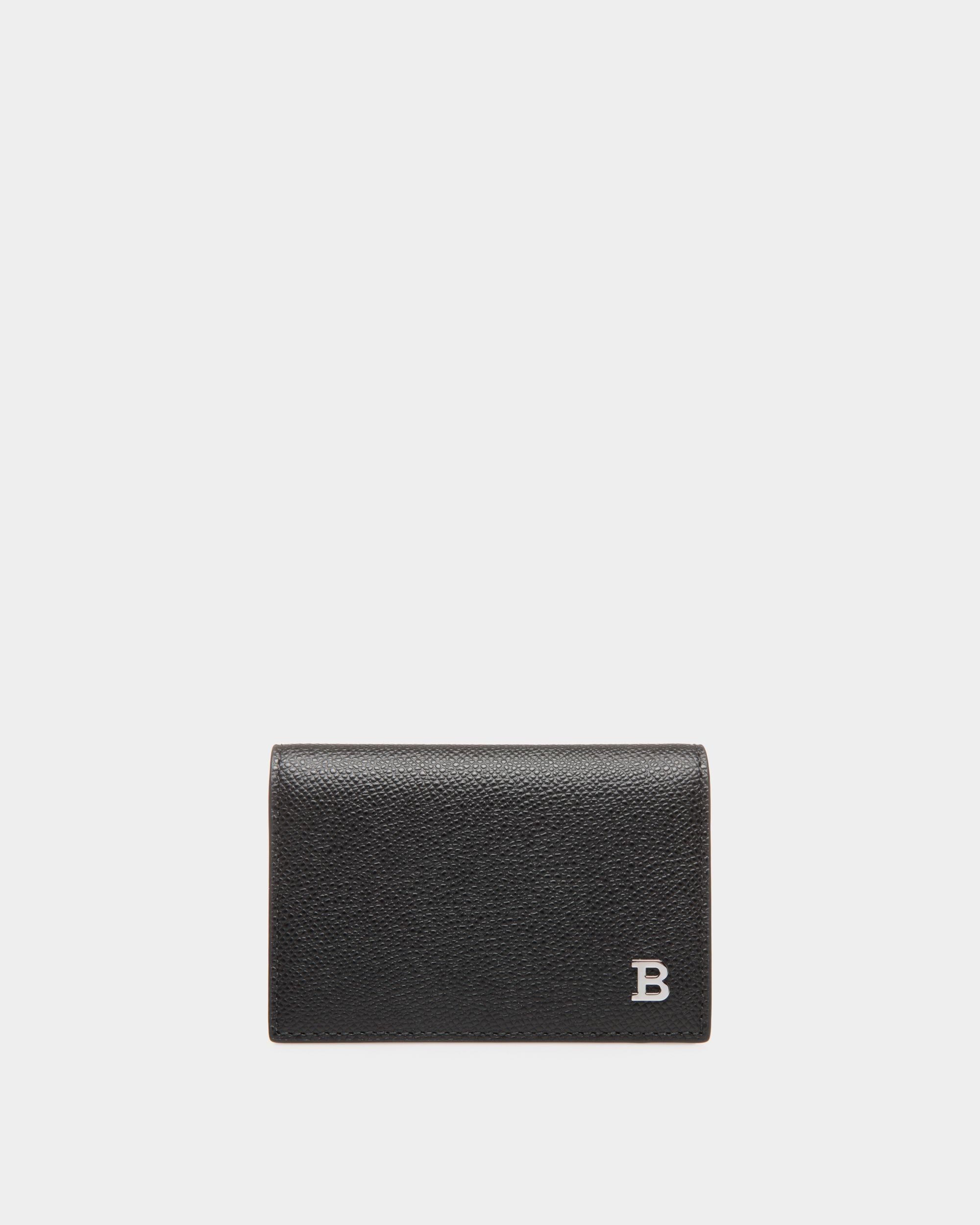 Business Card Holder In Black Bovine - Uomo - Bally - 01