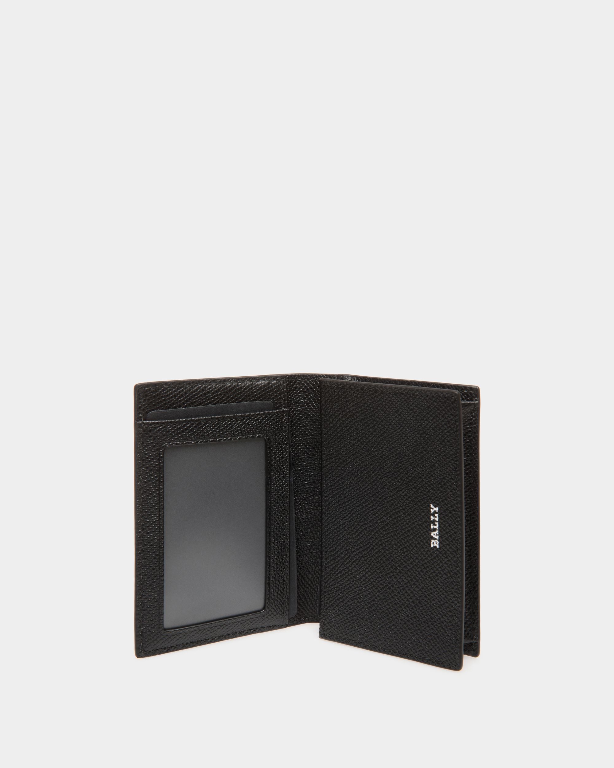 Business Card Holder In Black Bovine - Uomo - Bally - 03