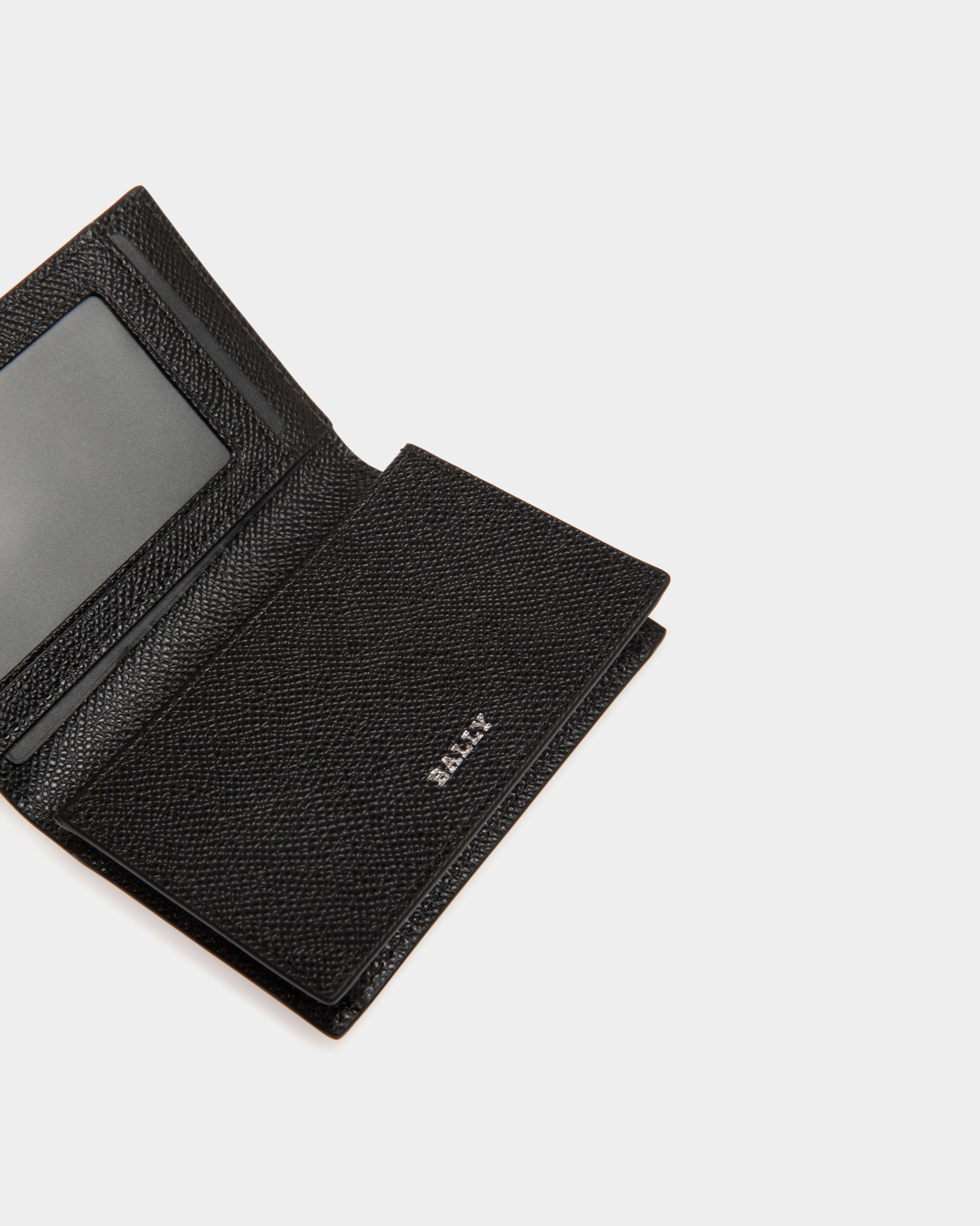 Business Card Holder In Black Bovine - Uomo - Bally - 04
