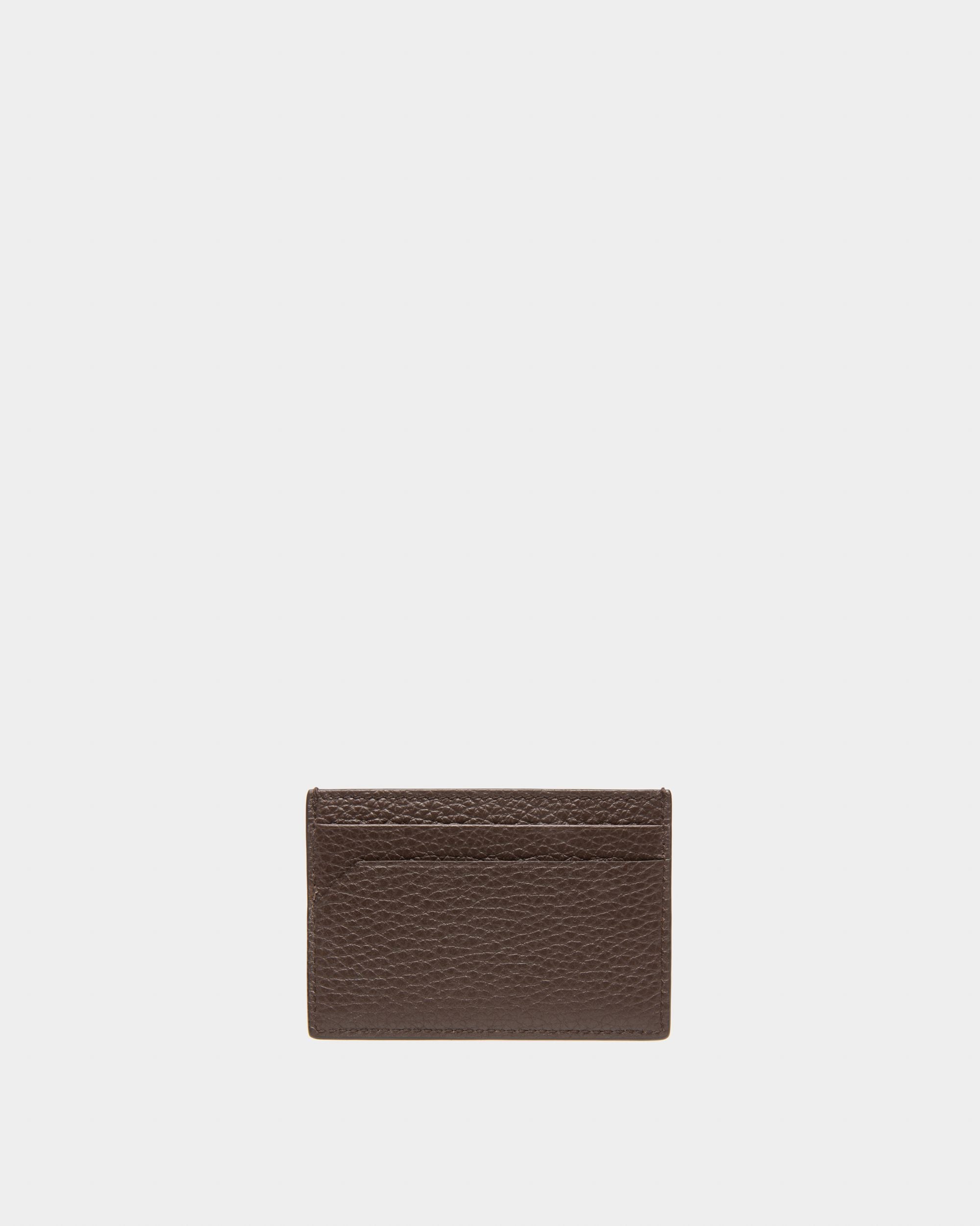 Schar Portatessere In Pelle Marrone Scuro - Uomo - Bally - 02