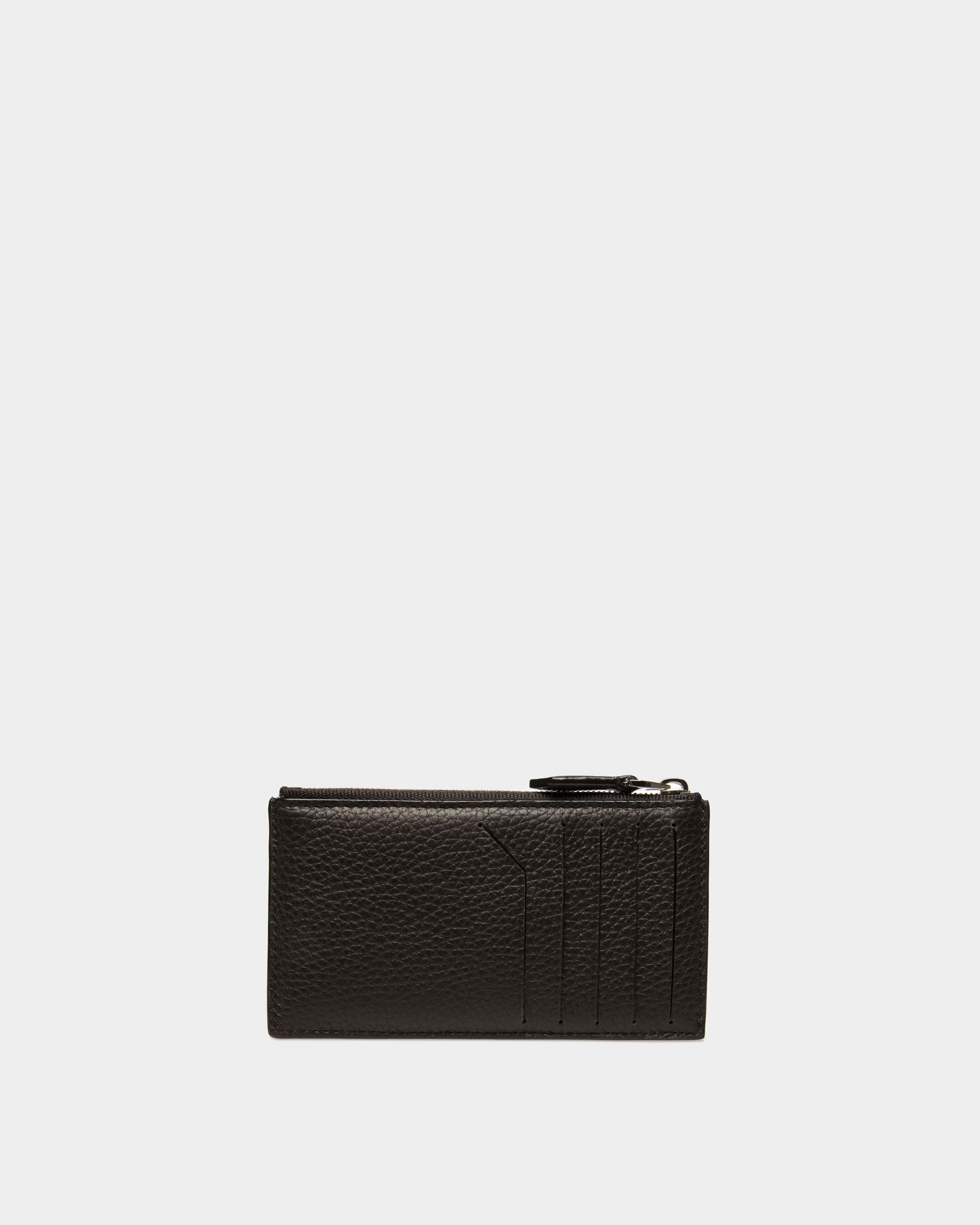 Sythom Porta Carte Business In Pelle Nera - Uomo - Bally - 02
