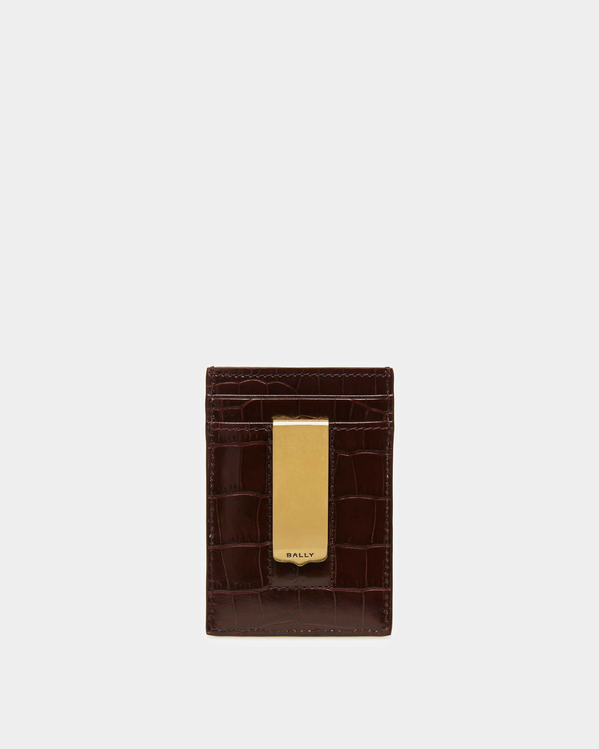 Portacarte Business In Materiale Goffrato Cocco - Uomo - Bally - 02