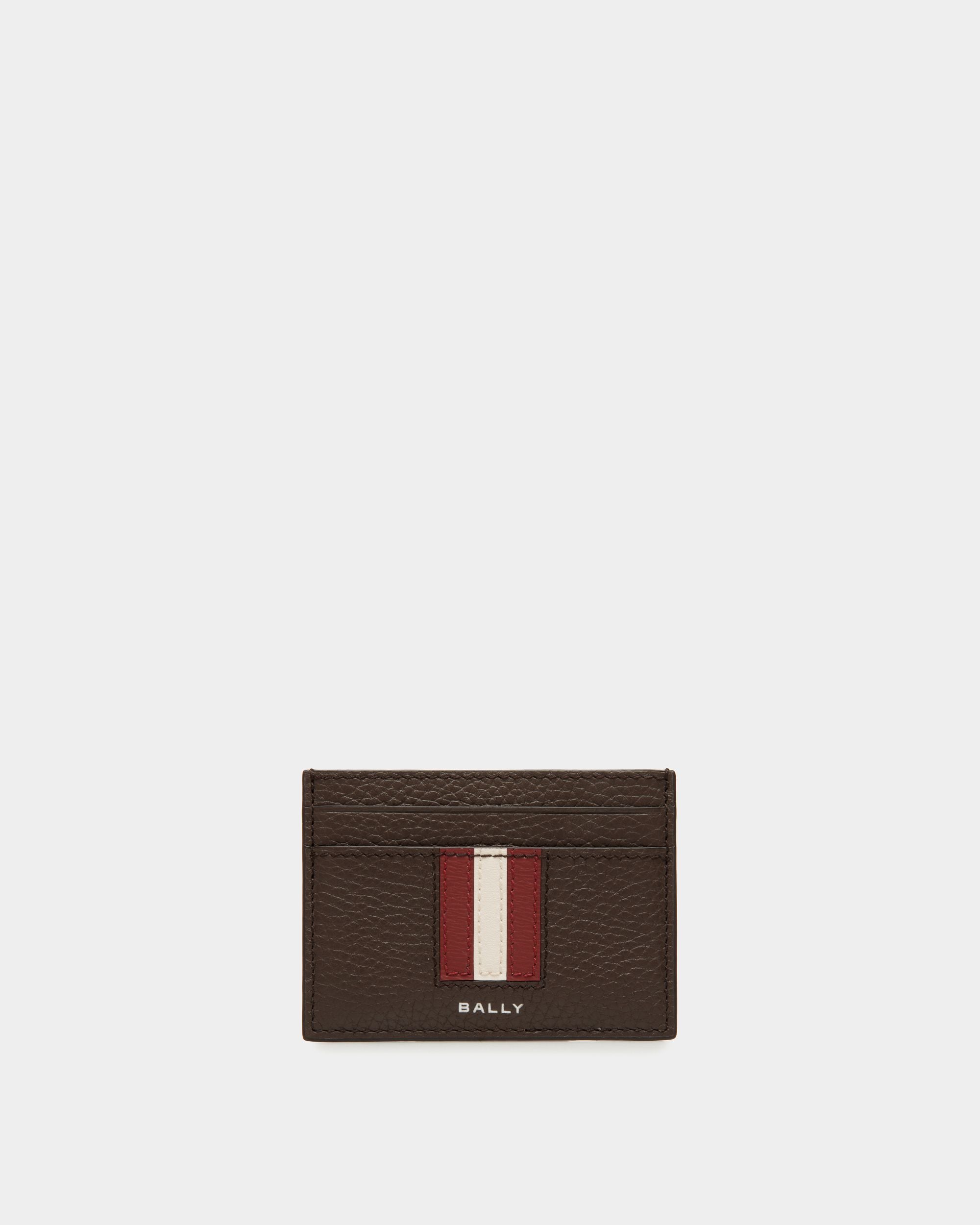 Portacarte Ribbon In Pelle Color Ebano - Uomo - Bally - 01