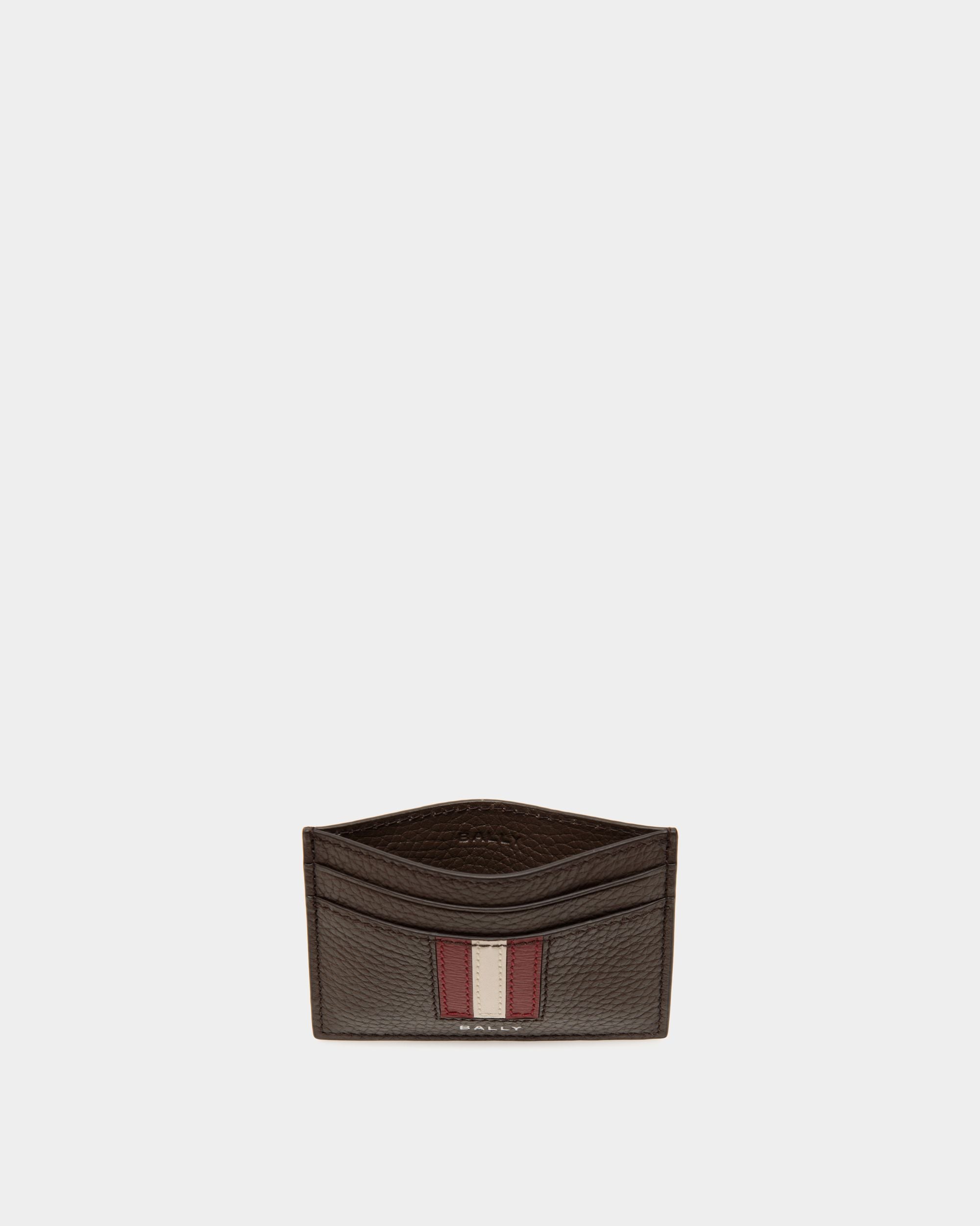 Portacarte Ribbon In Pelle Color Ebano - Uomo - Bally - 03