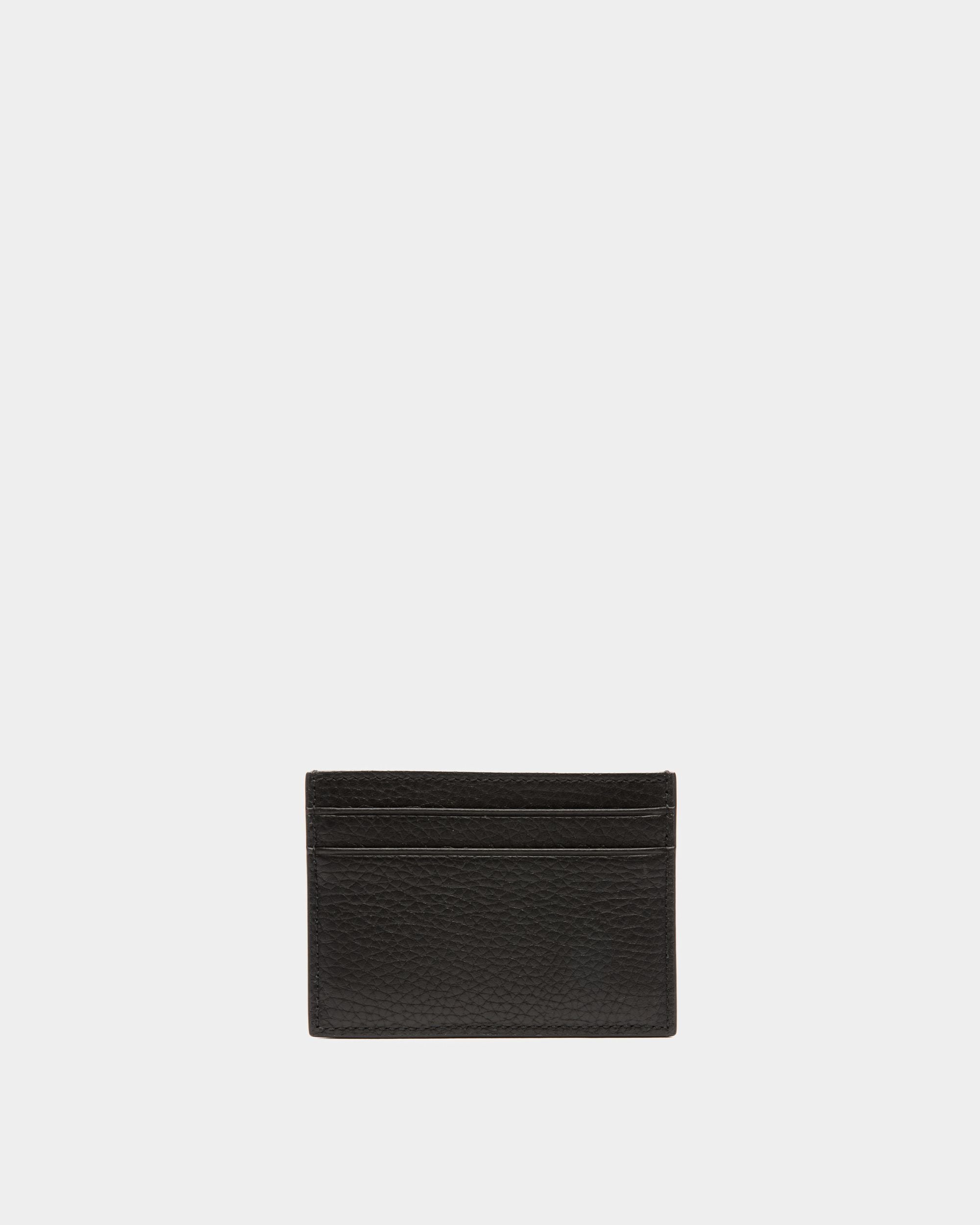 Portacarte Ribbon In Pelle Zigrinata Nera - Uomo - Bally - 02