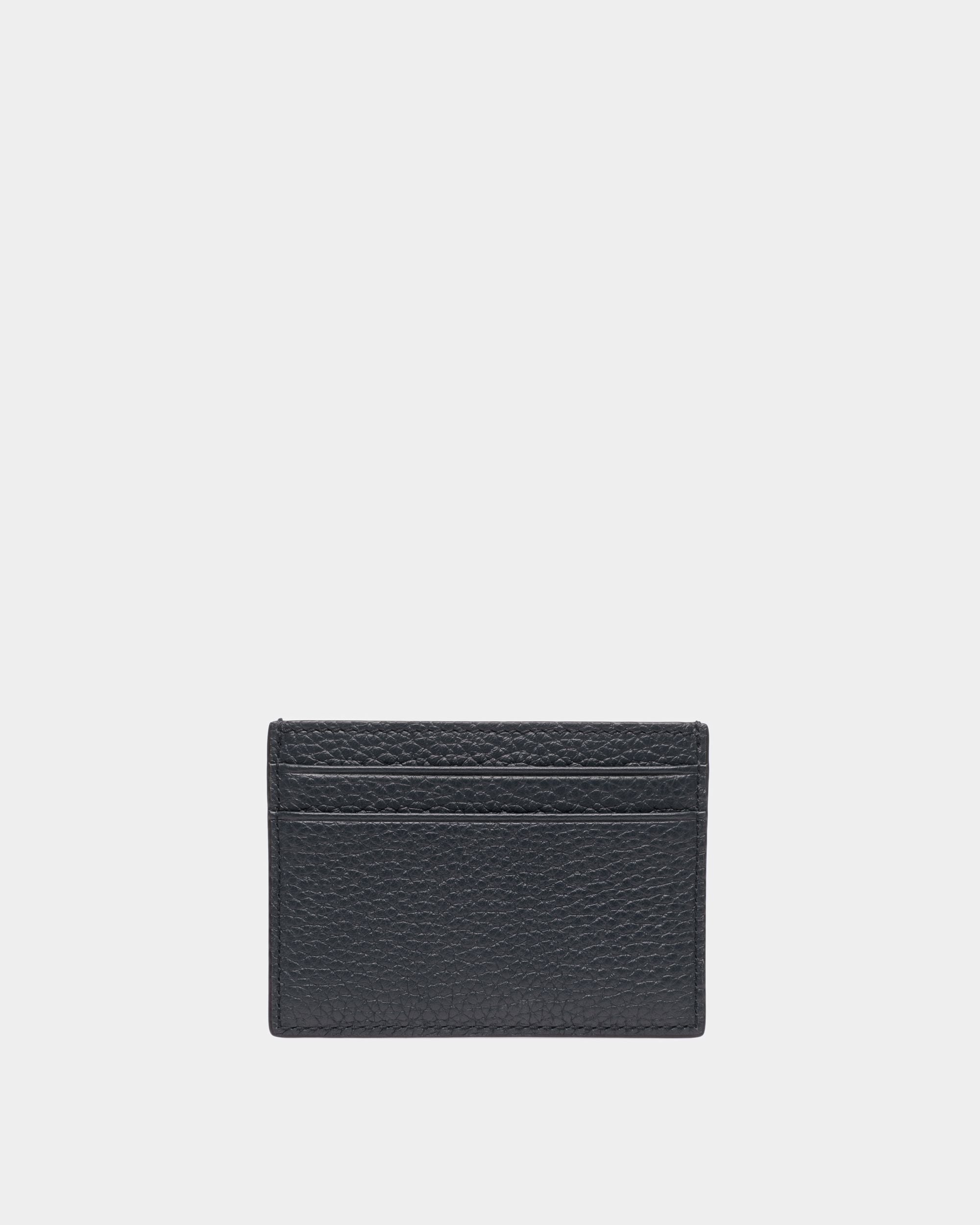 Portacarte Business Ribbon In Pelle Blu Scuro - Uomo - Bally - 01