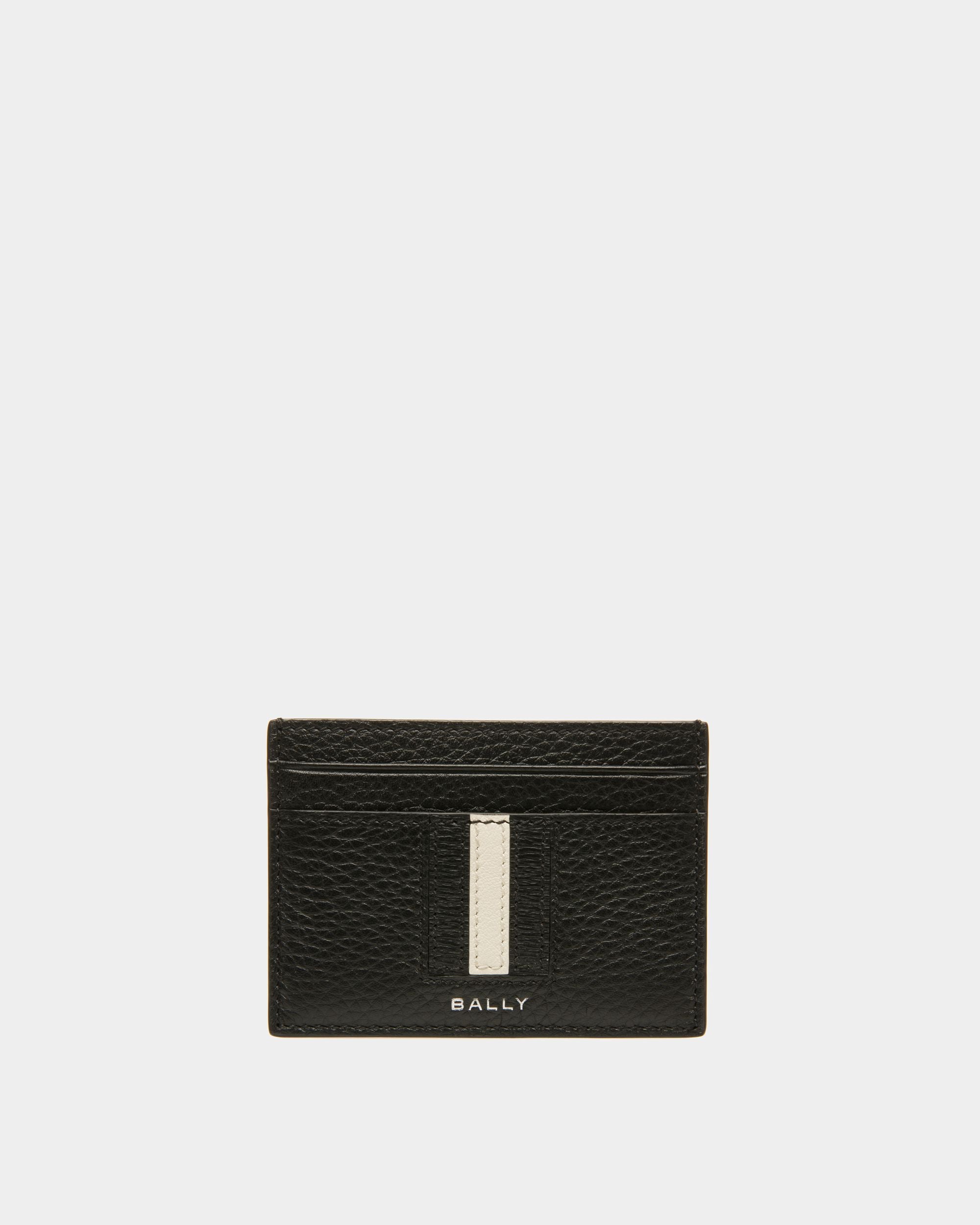 Portacarte Ribbon In Pelle Nera - Uomo - Bally - 01