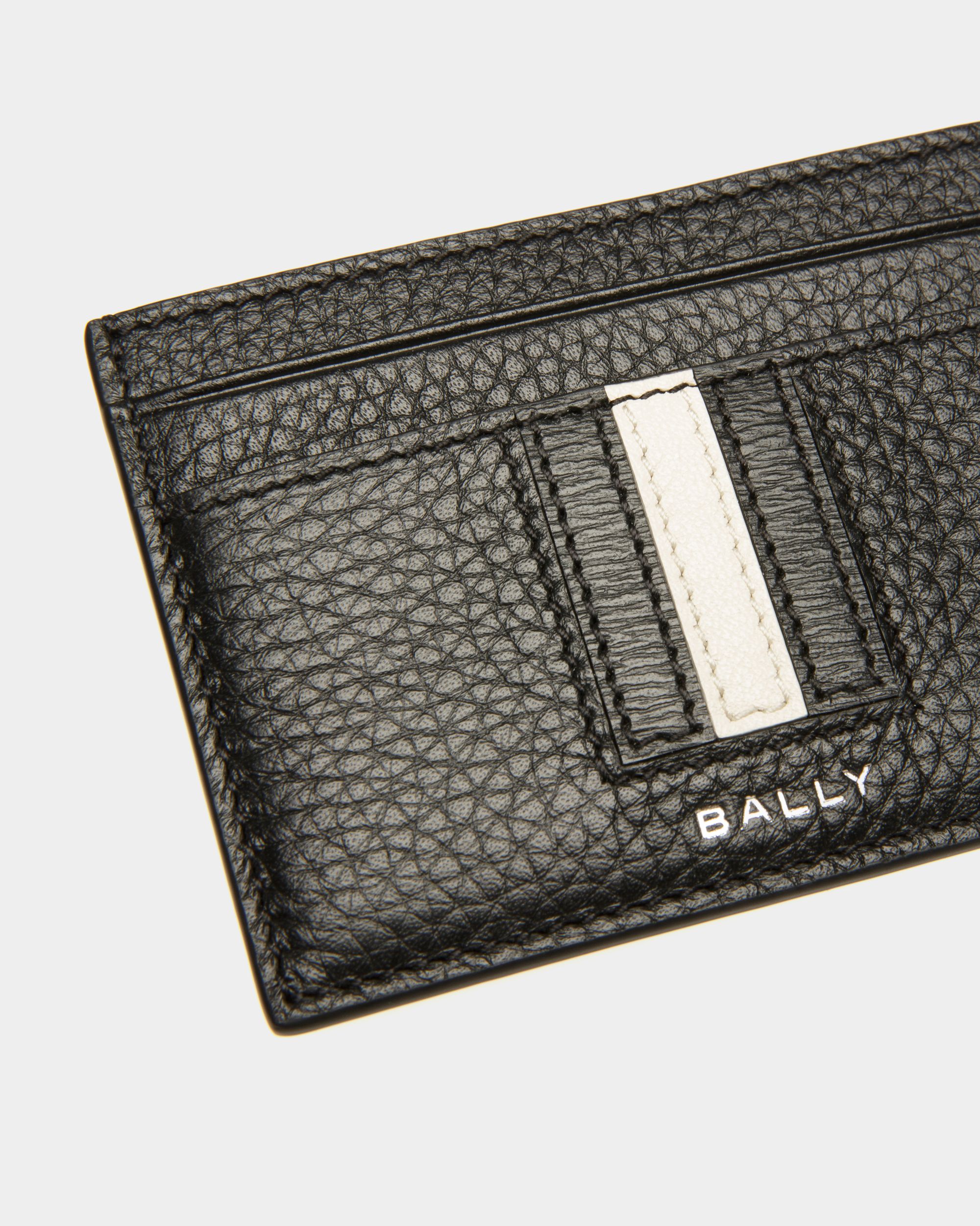 Portacarte Ribbon In Pelle Nera - Uomo - Bally - 04