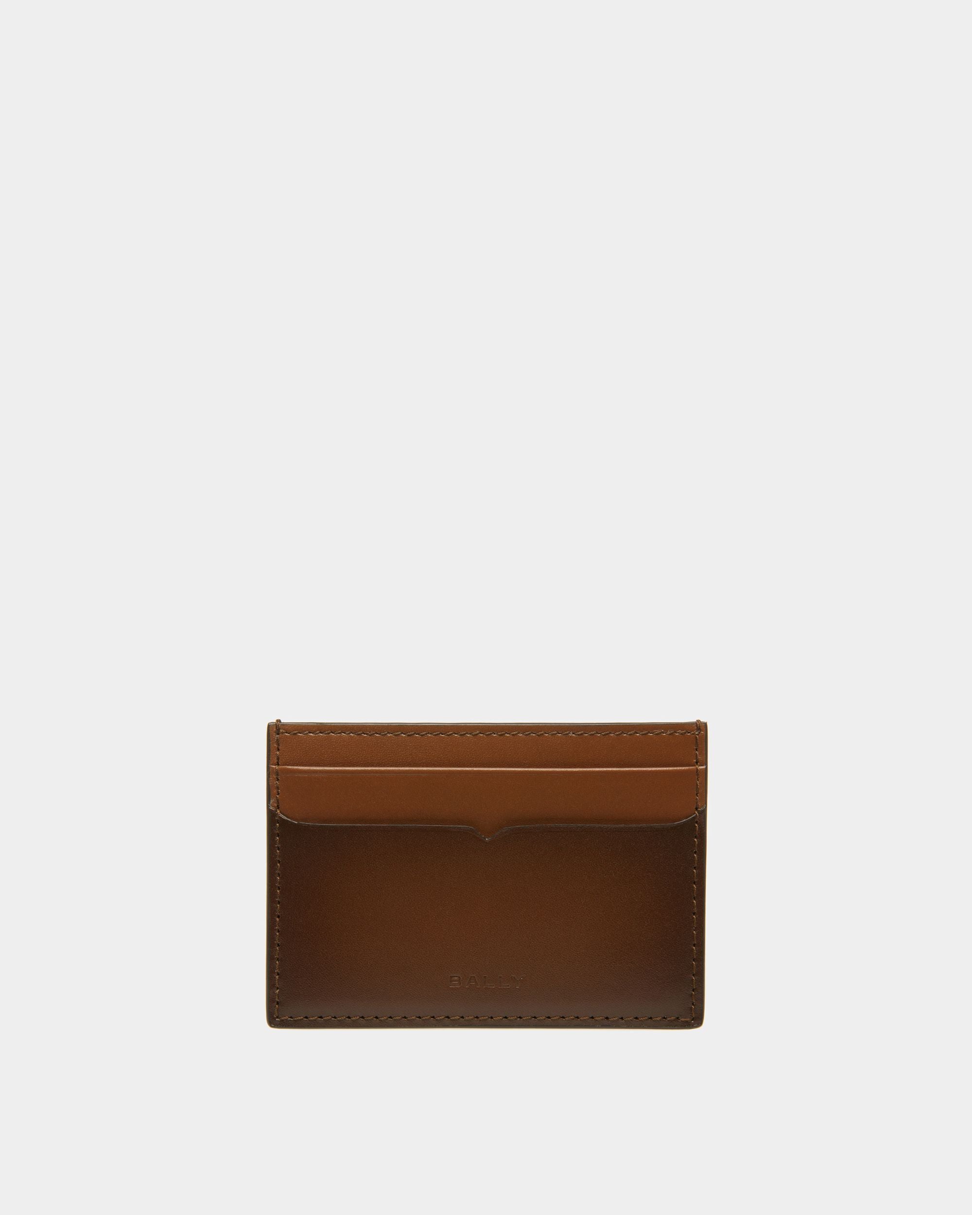 Portacarte Speciale In Pelle Marrone - Uomo - Bally - 01