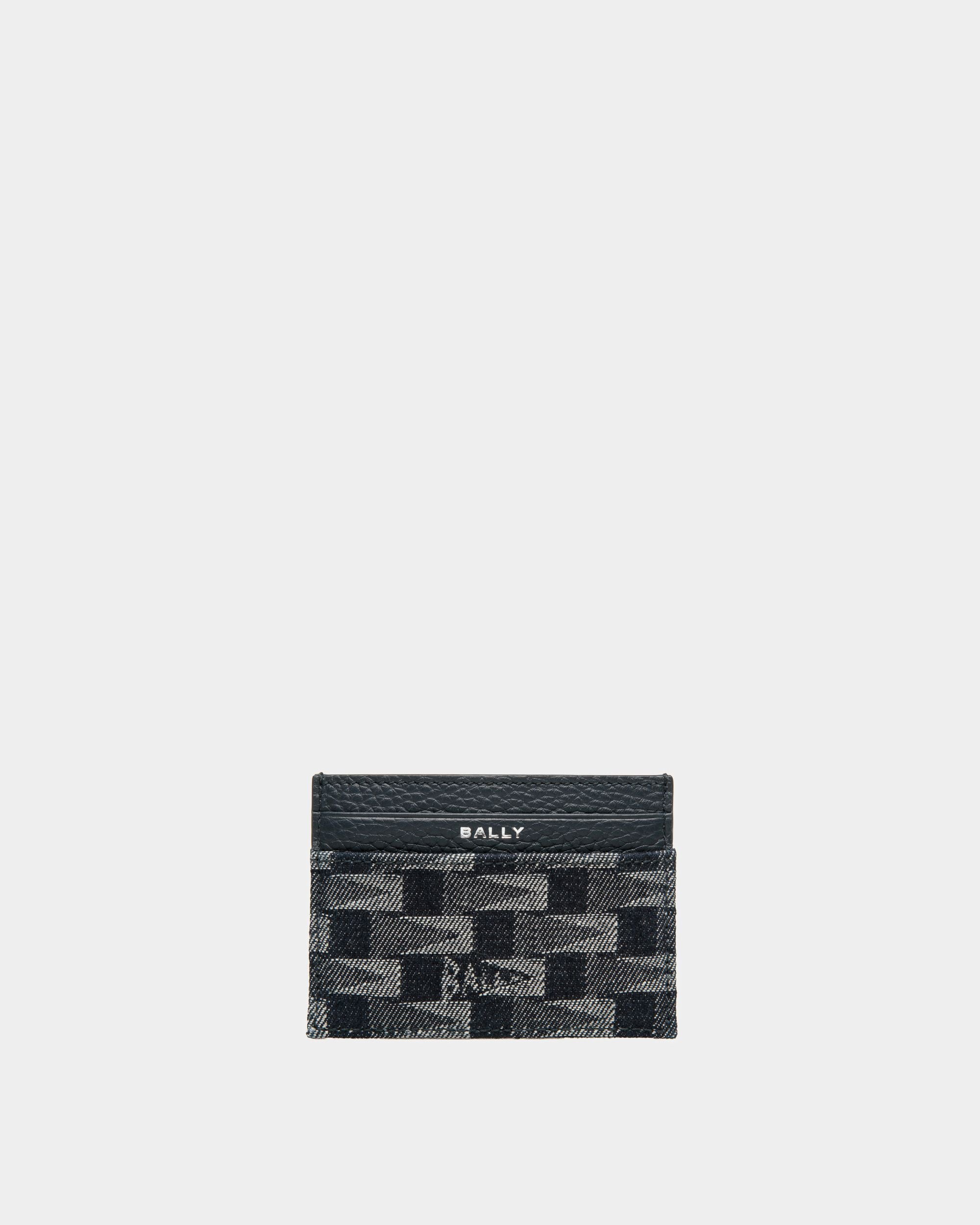 Portacarte Pennant In Denim - Uomo - Bally - 01