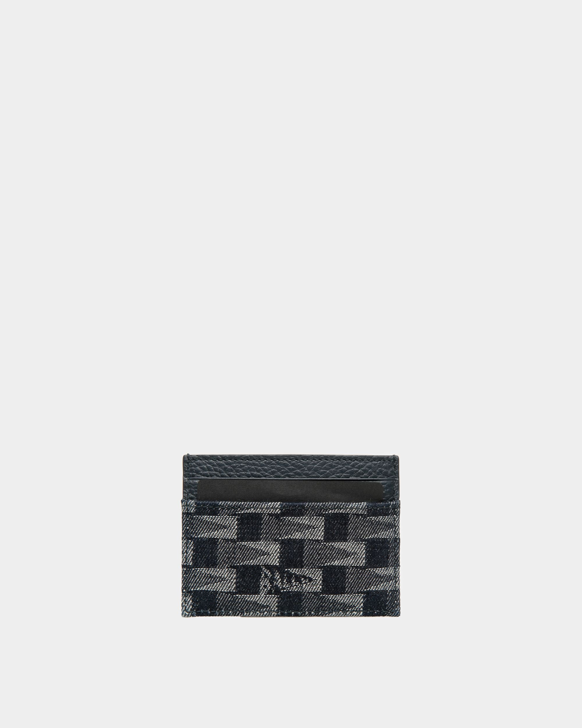 Portacarte Pennant In Denim - Uomo - Bally - 02