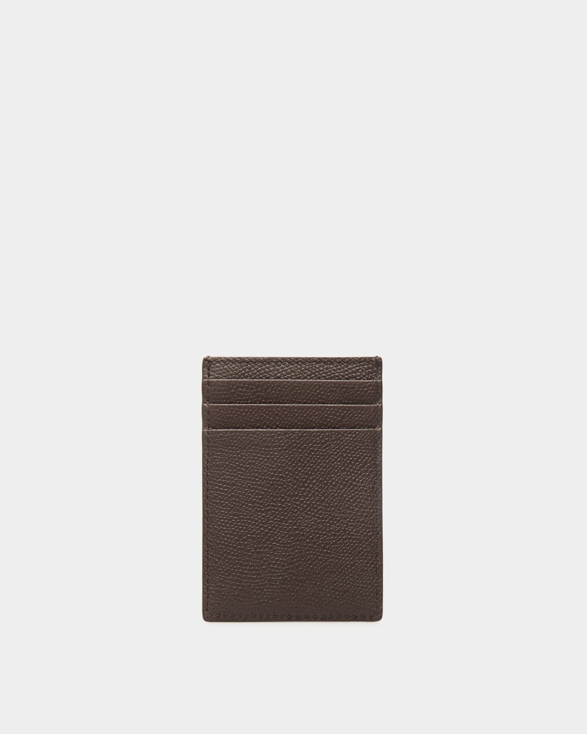 Portacarte Flag In Pelle Color Ebano - Uomo - Bally - 02