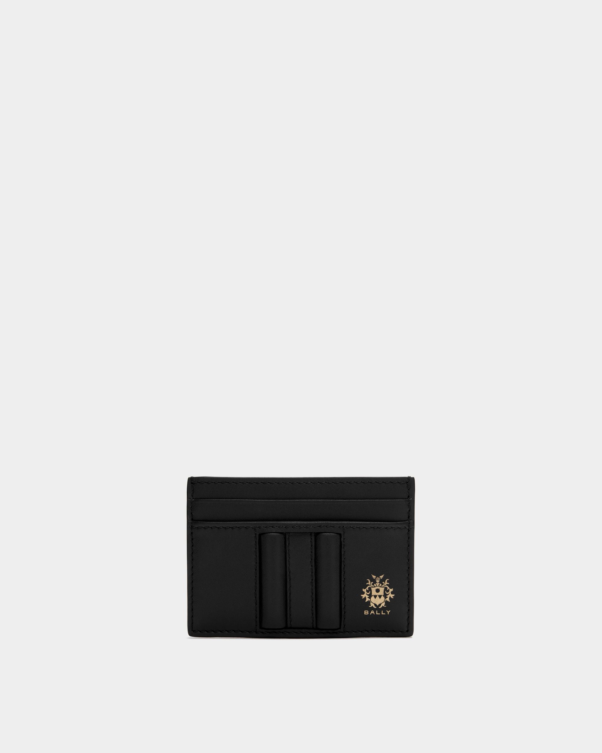 Portacarte Beckett In Pelle Nera - Uomo - Bally - 01