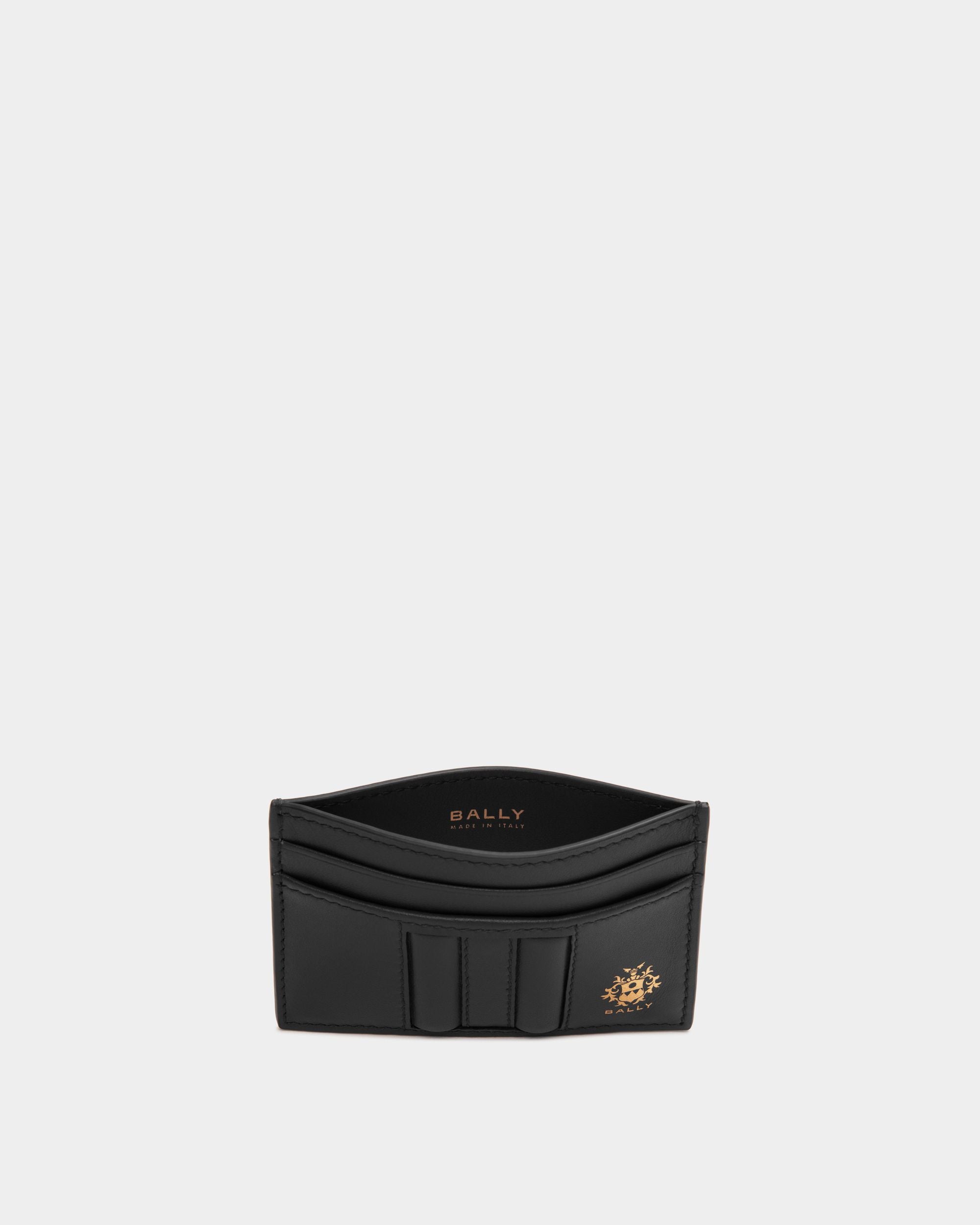Portacarte Beckett In Pelle Nera - Uomo - Bally - 03