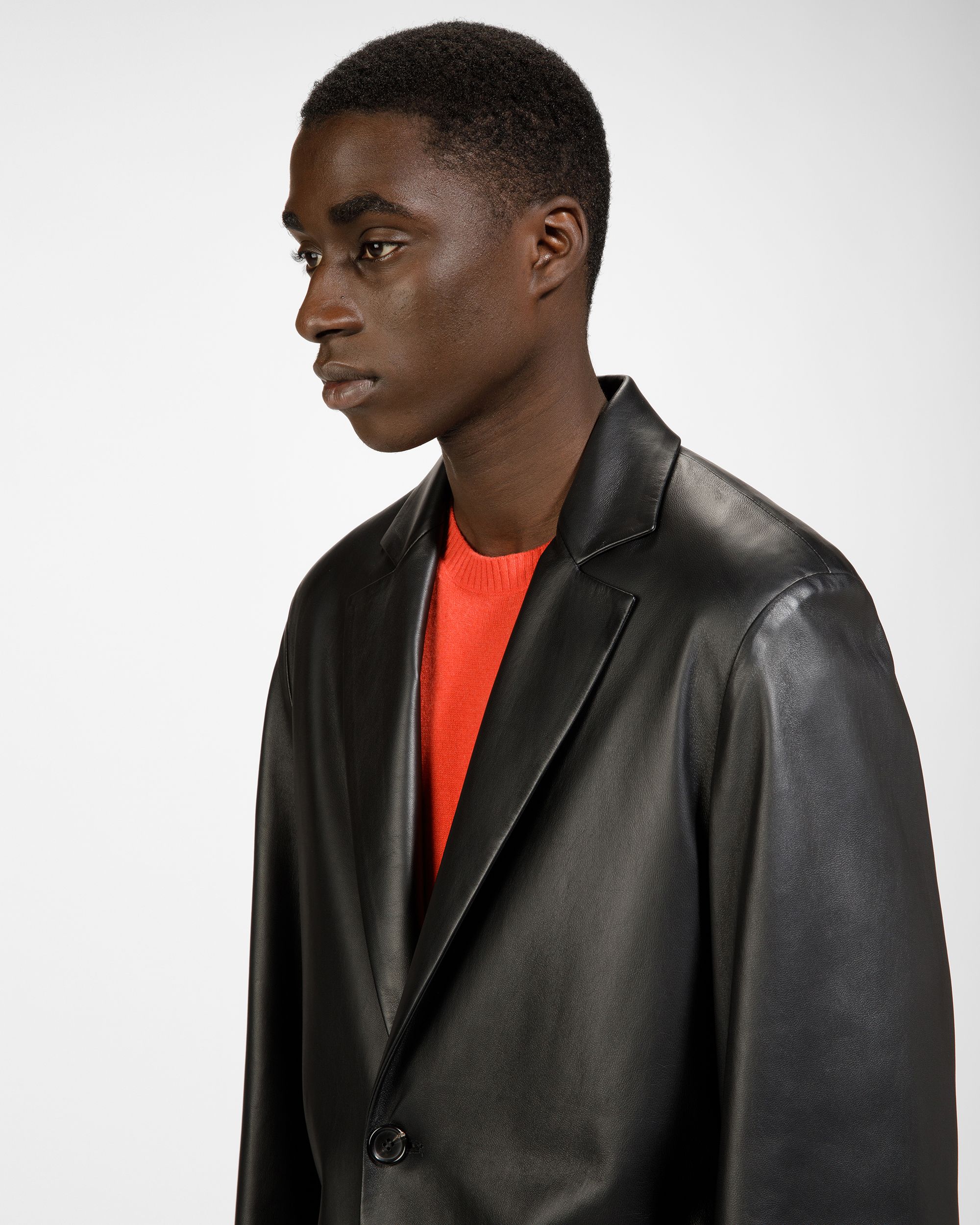 Giacca In Pelle Nera - Uomo - Bally - 03