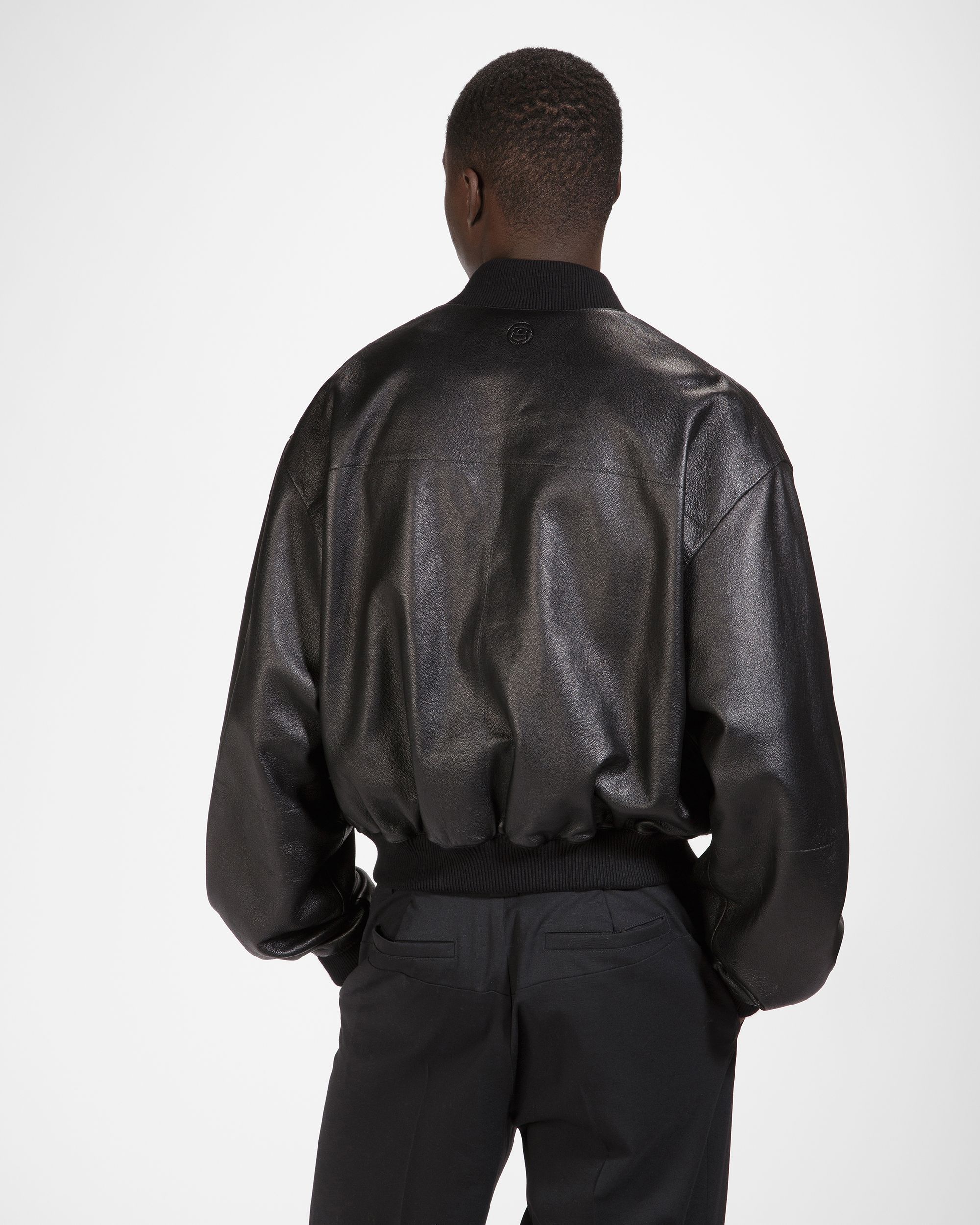 Bomber In Pelle Nera - Uomo - Bally - 02