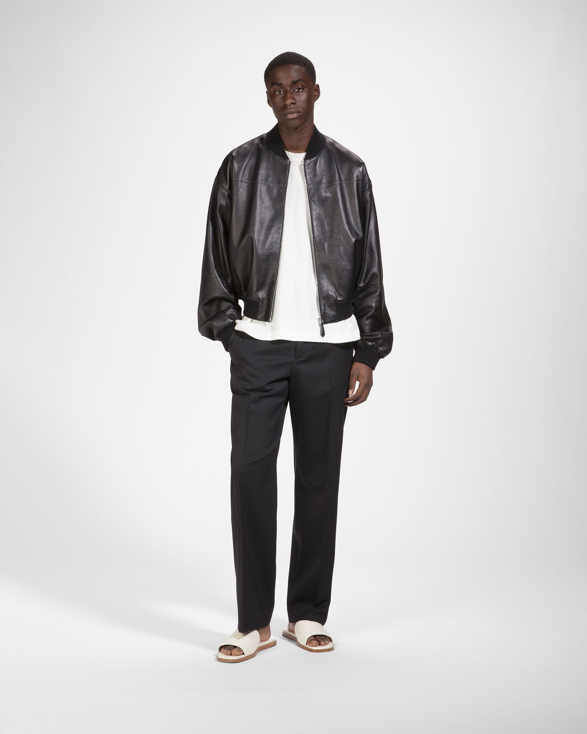 Bomber In Pelle Nera - Uomo - Bally - 04