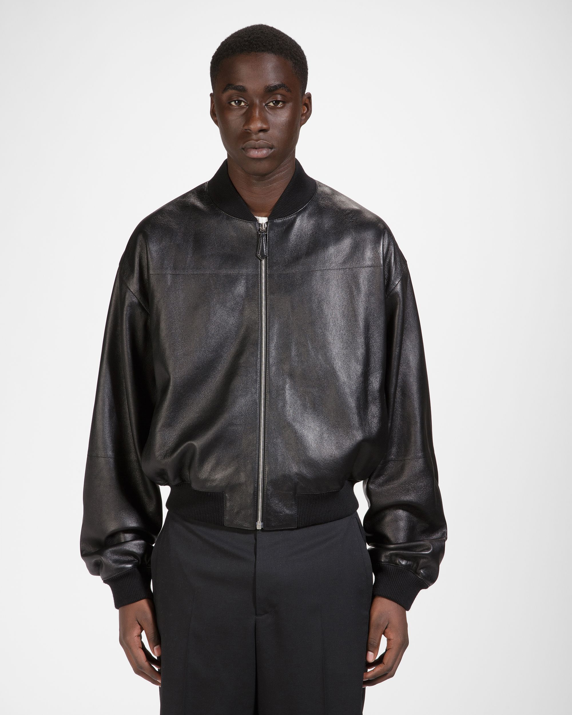 Bomber In Pelle Nera - Uomo - Bally - 06