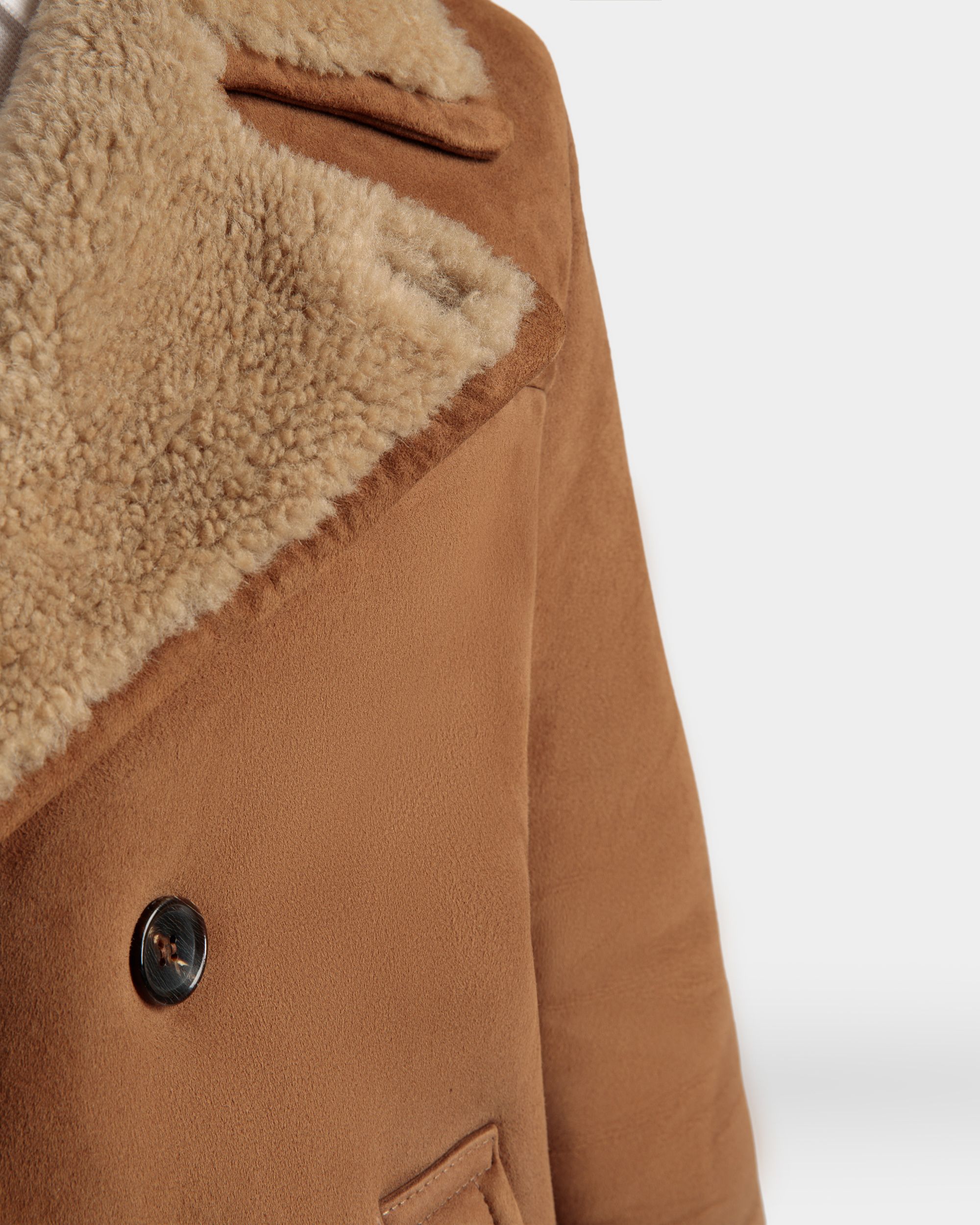 Cappotto Doppiopetto In Pelo Di Montone - Uomo - Bally - 04