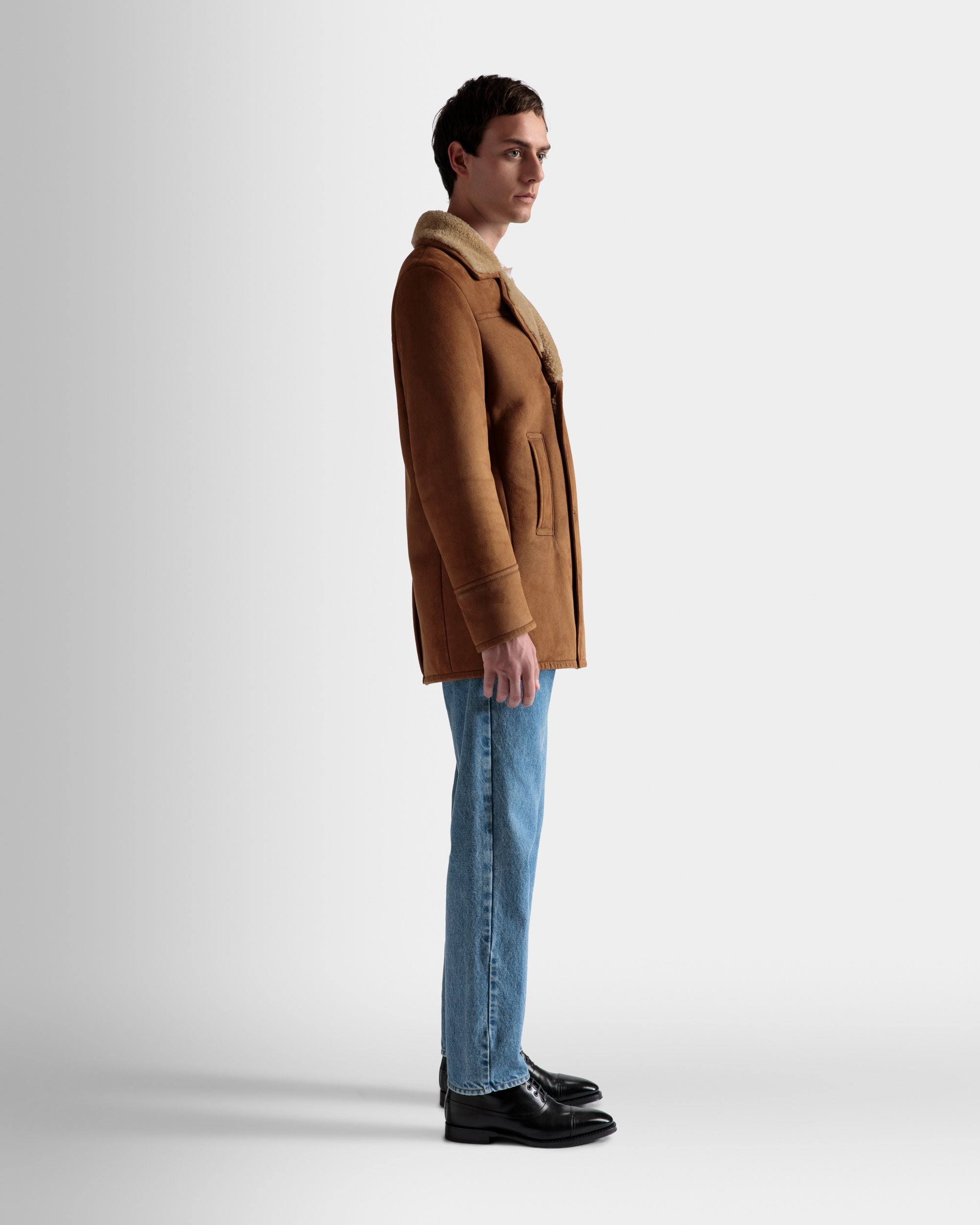 Cappotto Doppiopetto In Pelo Di Montone - Uomo - Bally - 05
