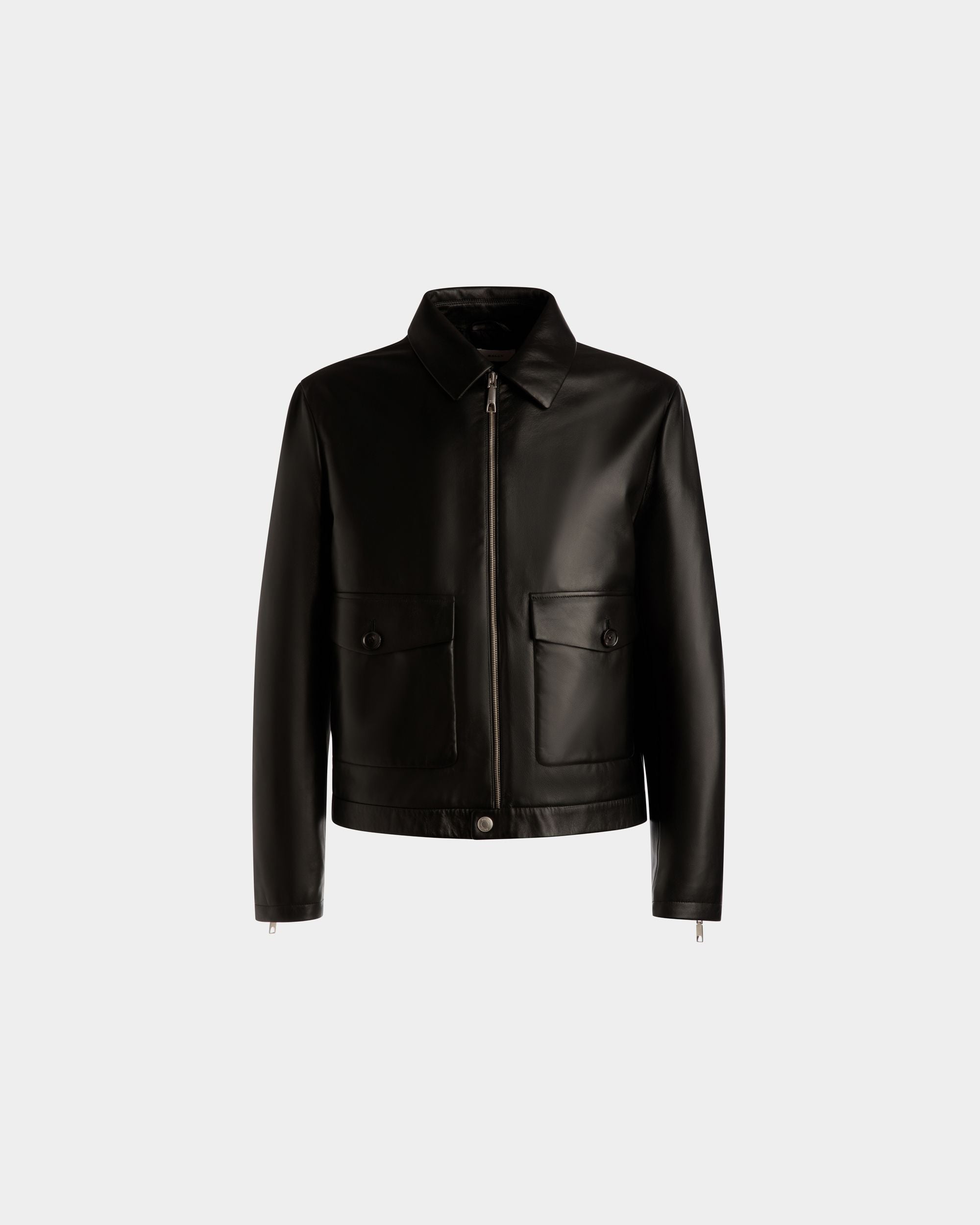 Bomber In Pelle Nera - Uomo - Bally - 01