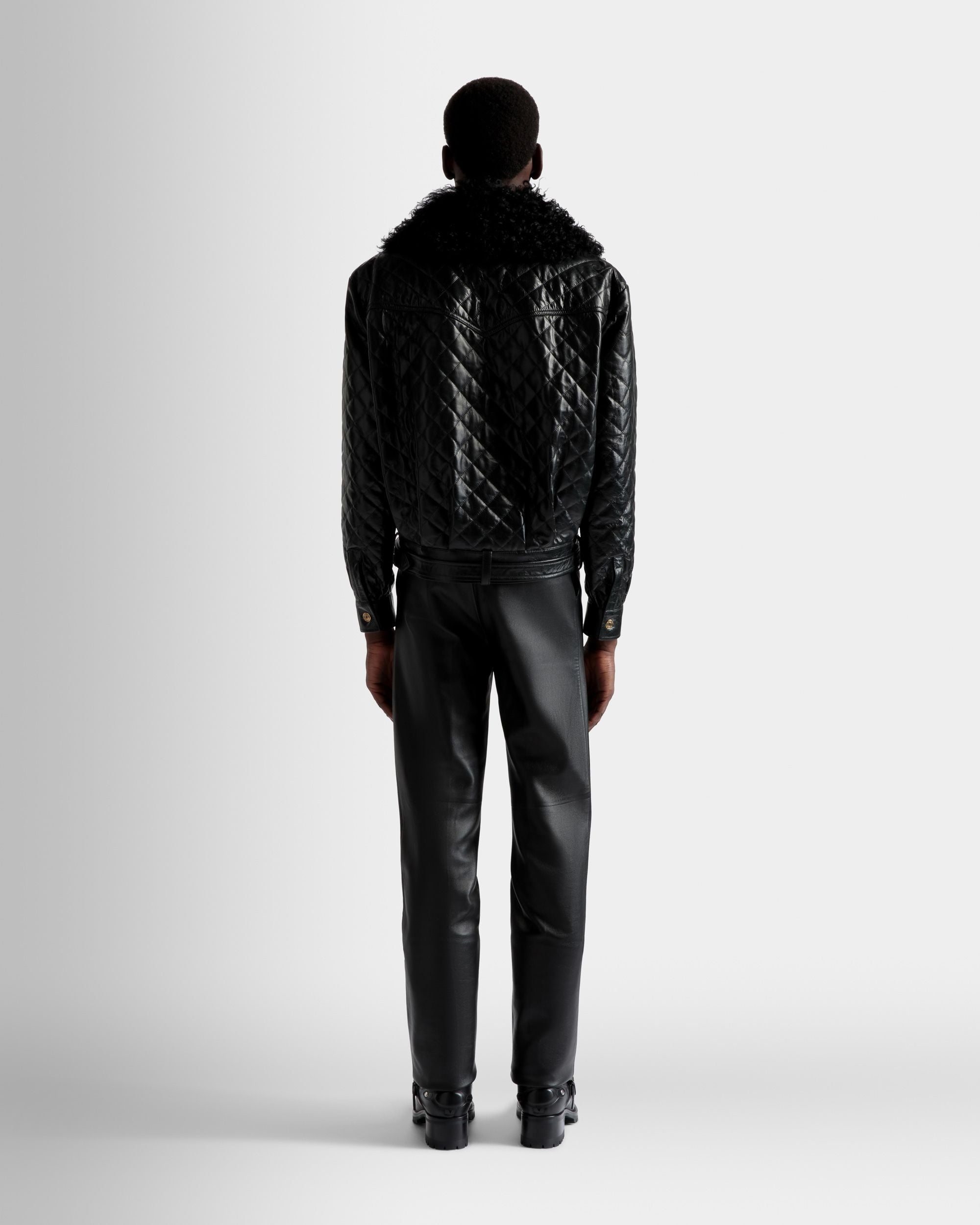 Bomber In Pelle Nera - Uomo - Bally - 06