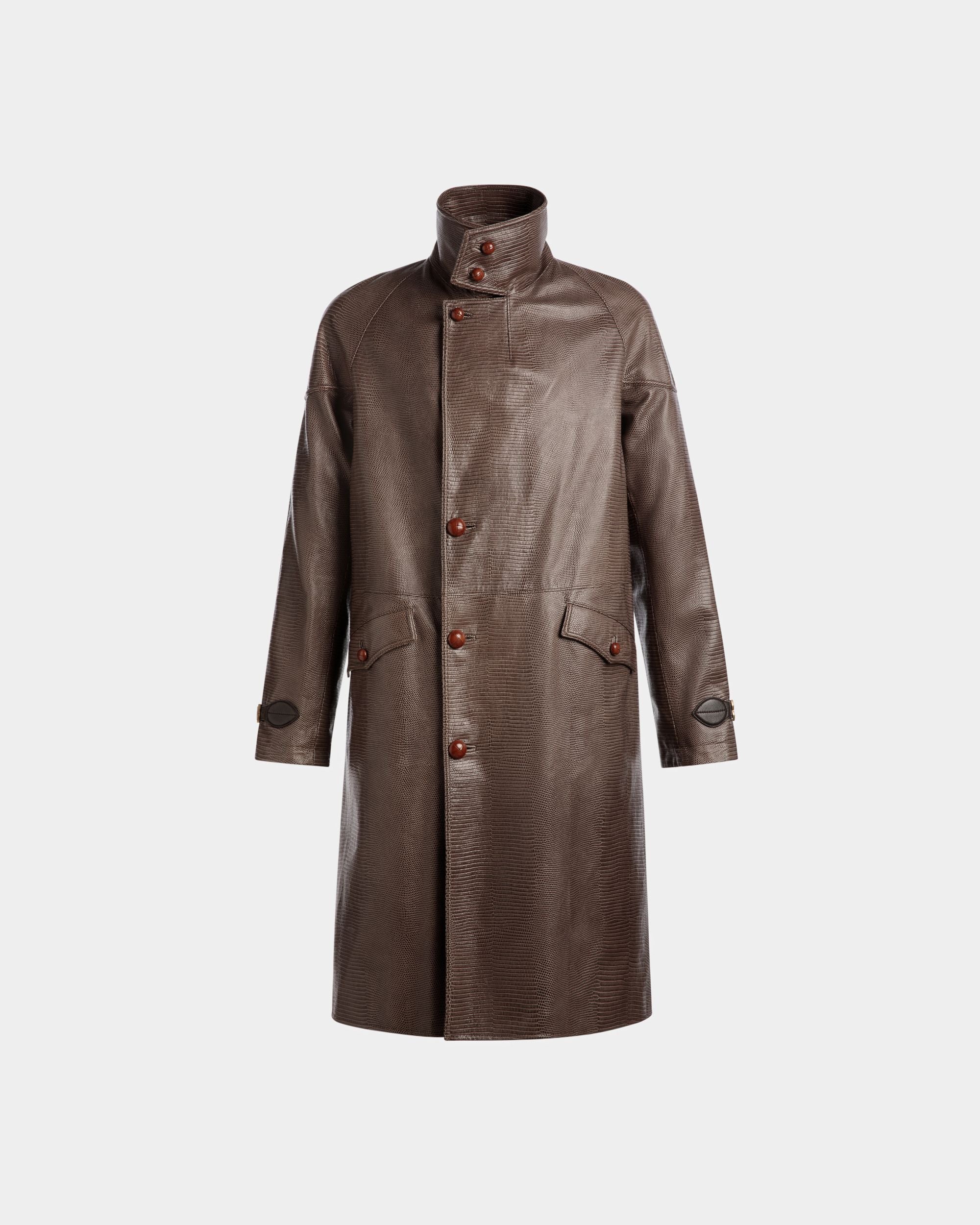 Caban In Pelle Grigia - Uomo - Bally - 01