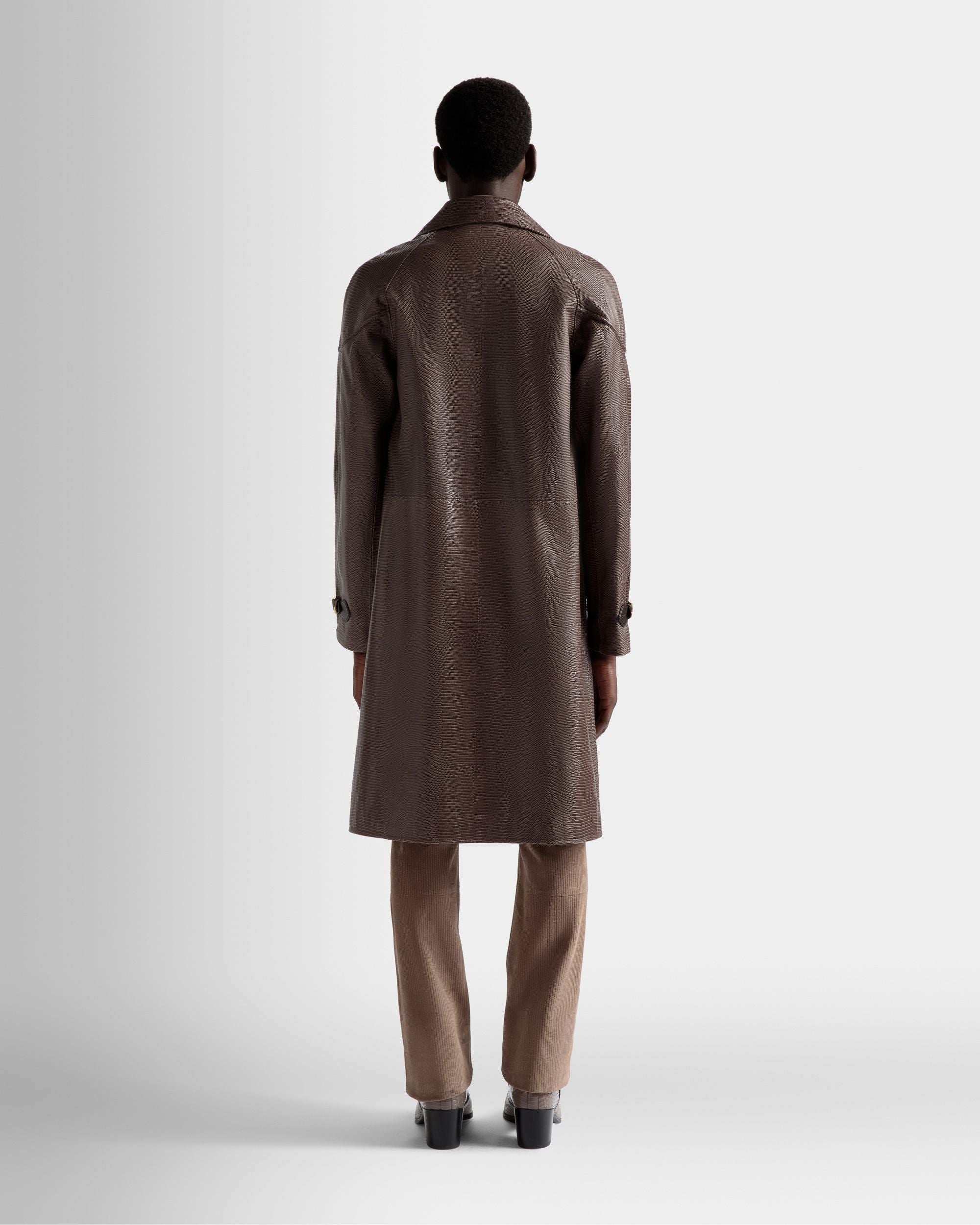 Caban In Pelle Grigia - Uomo - Bally - 06