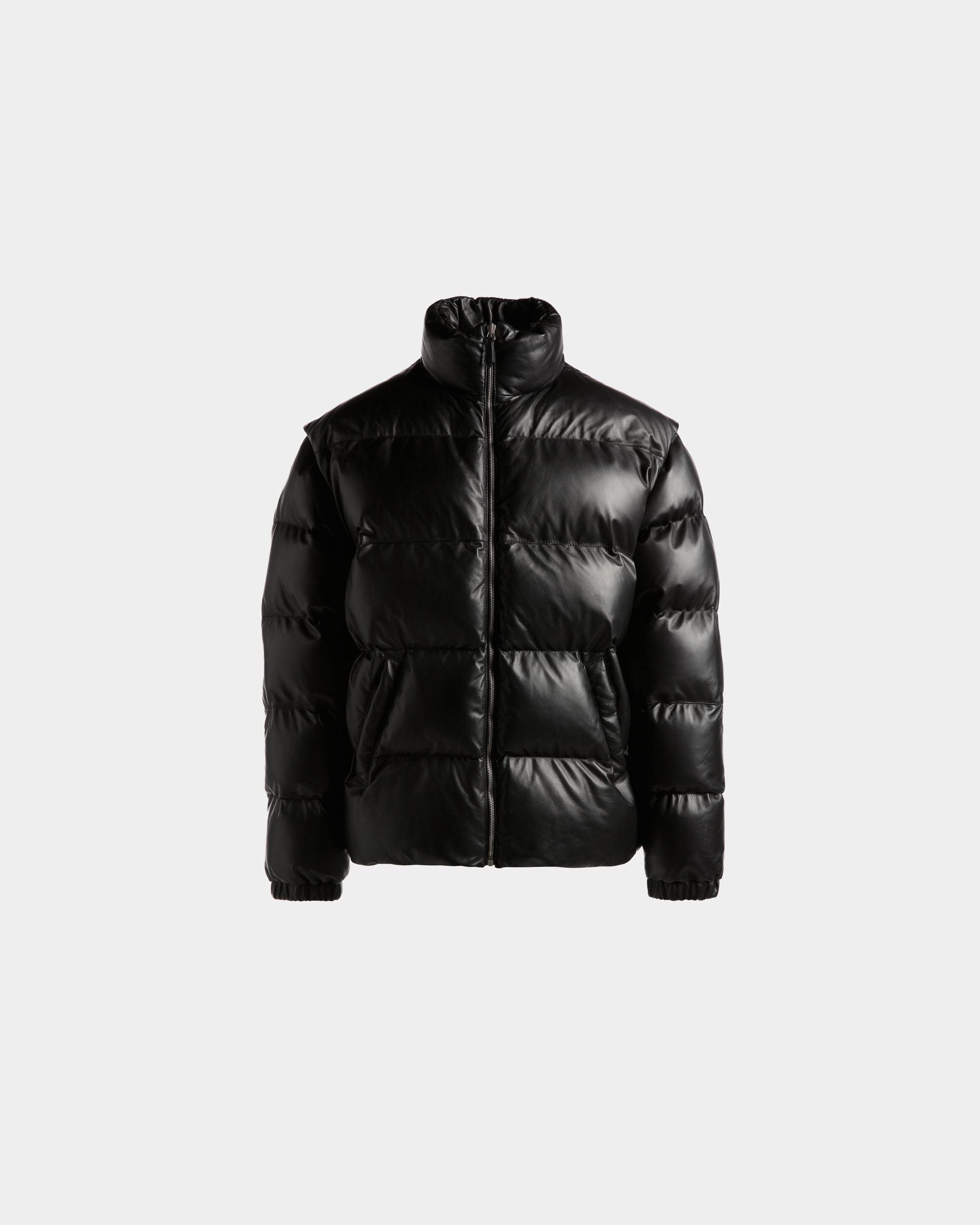 Piumino 2-In-1 In Pelle Nera - Uomo - Bally - 01