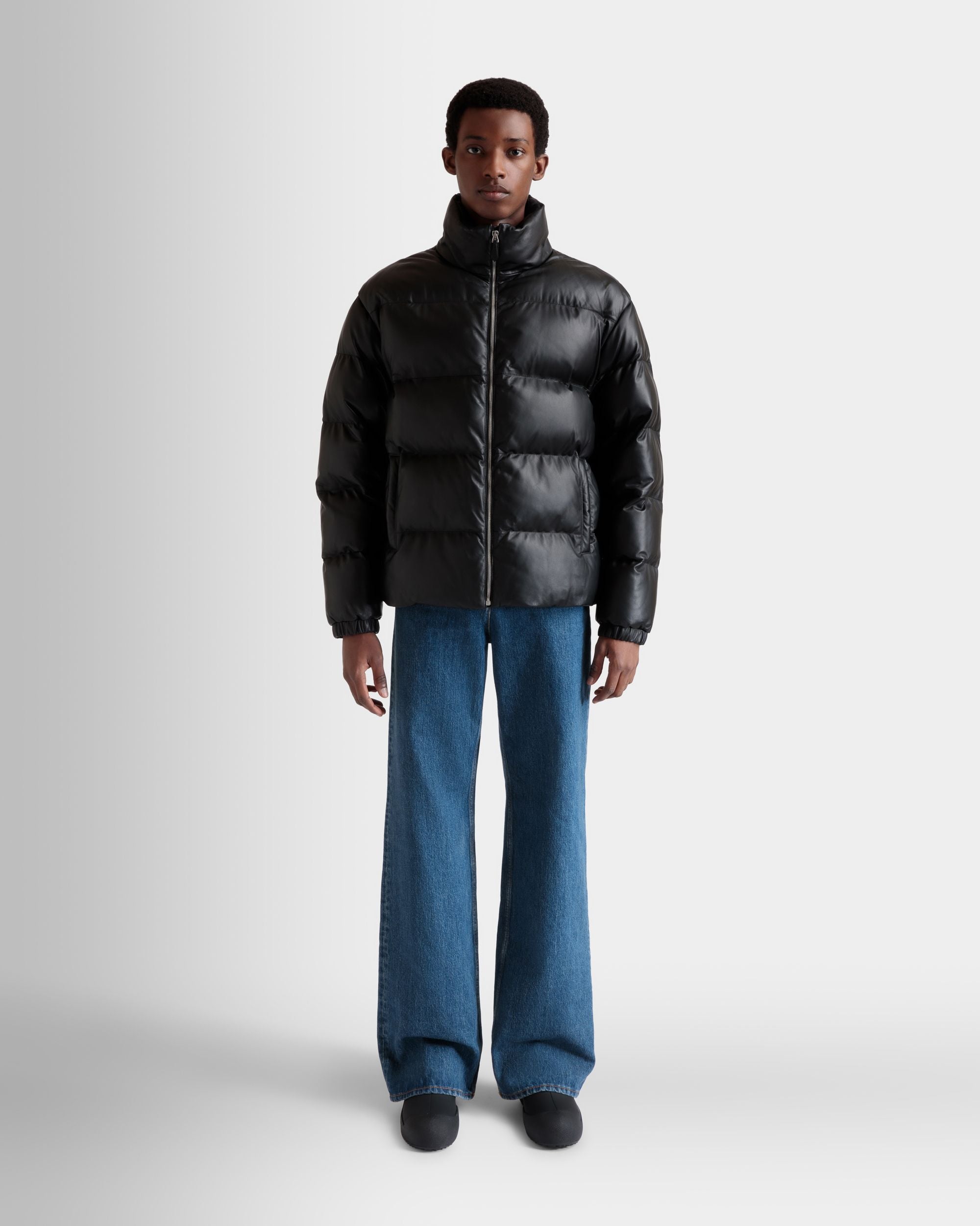 Piumino 2-In-1 In Pelle Nera - Uomo - Bally - 02