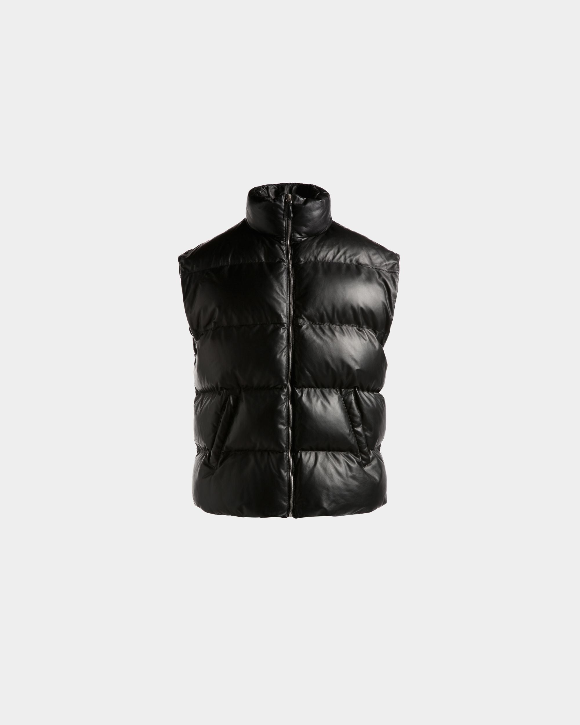 Piumino 2-In-1 In Pelle Nera - Uomo - Bally - 04