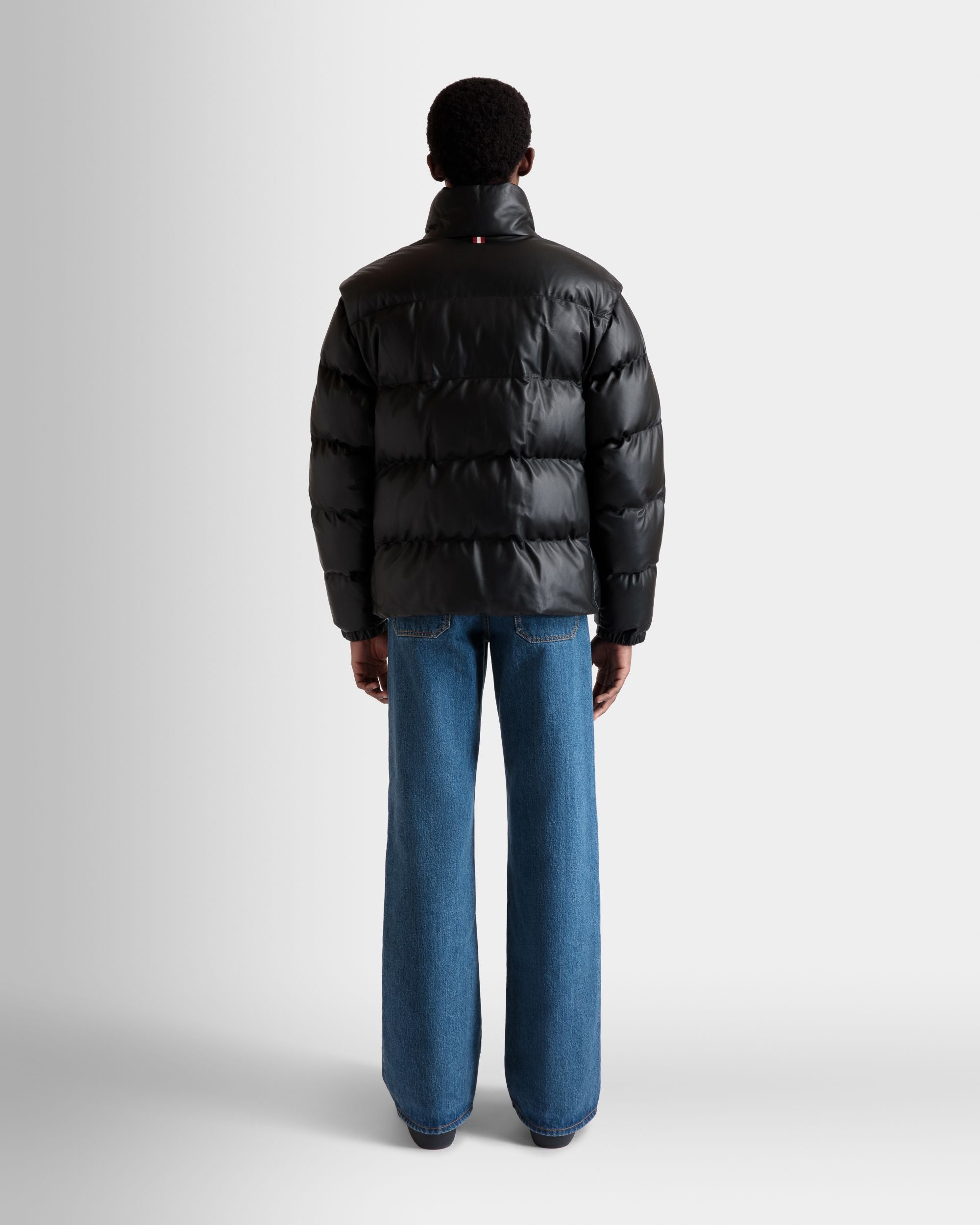 Piumino 2-In-1 In Pelle Nera - Uomo - Bally - 06