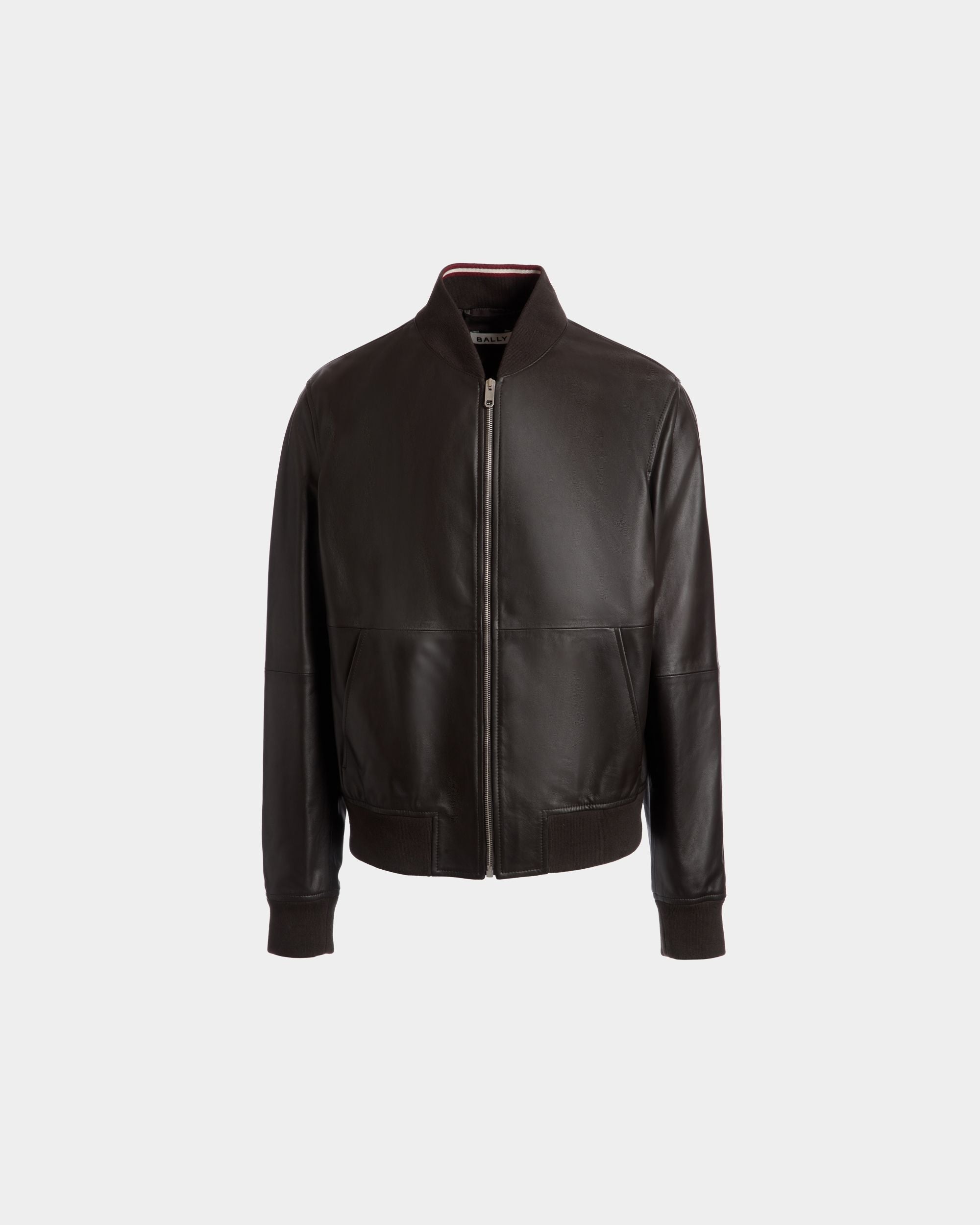Bomber In Pelle Color Ebano - Uomo - Bally - 01