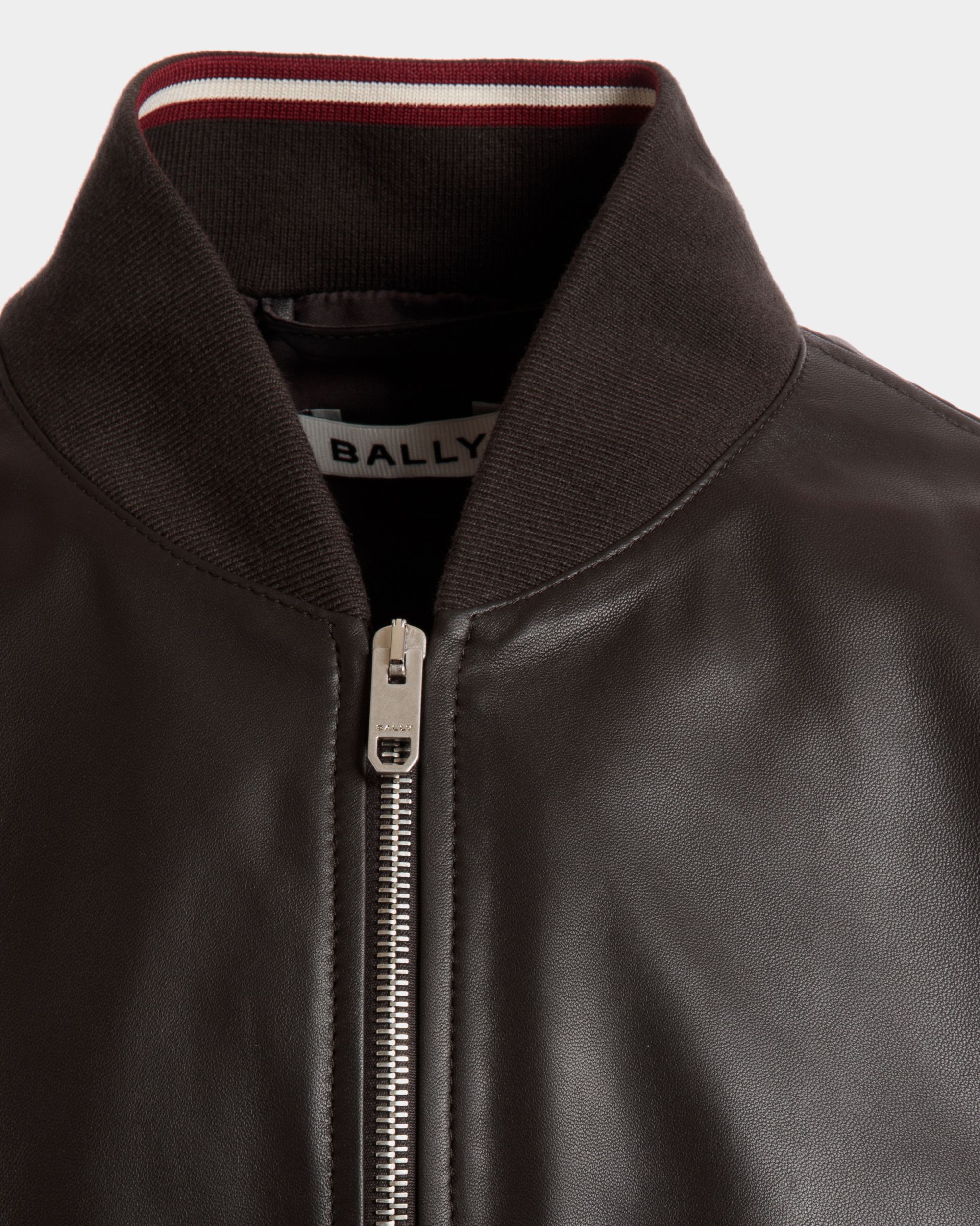 Bomber In Pelle Color Ebano - Uomo - Bally - 04