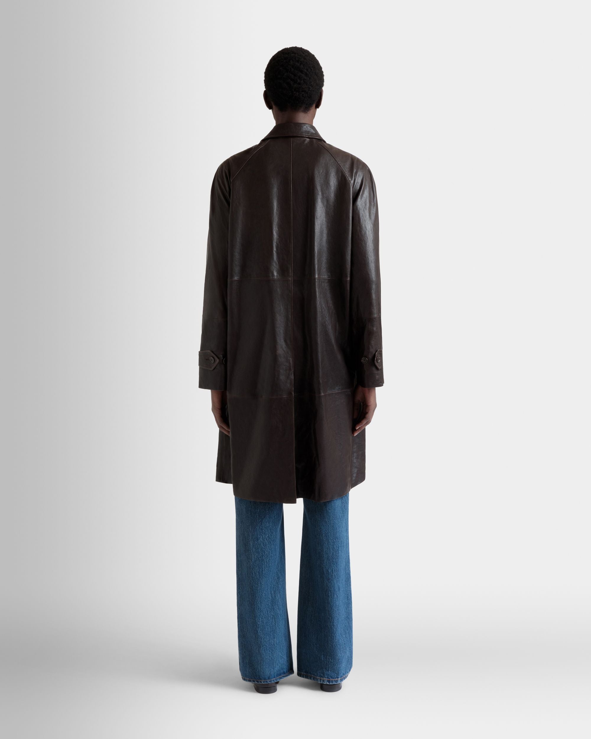 Cappotto In Pelle Marrone - Uomo - Bally - 06