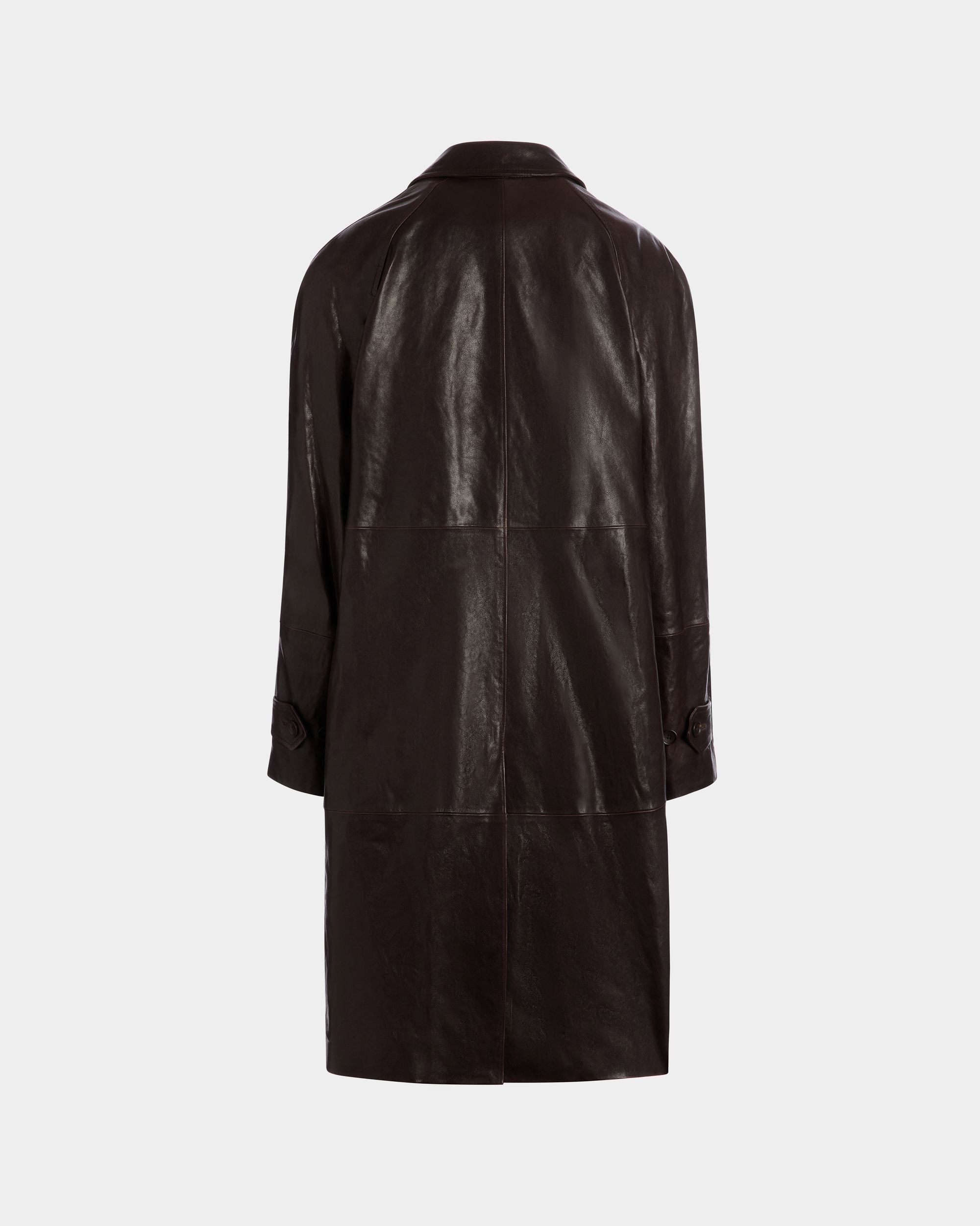 Cappotto In Pelle Marrone - Uomo - Bally - 07