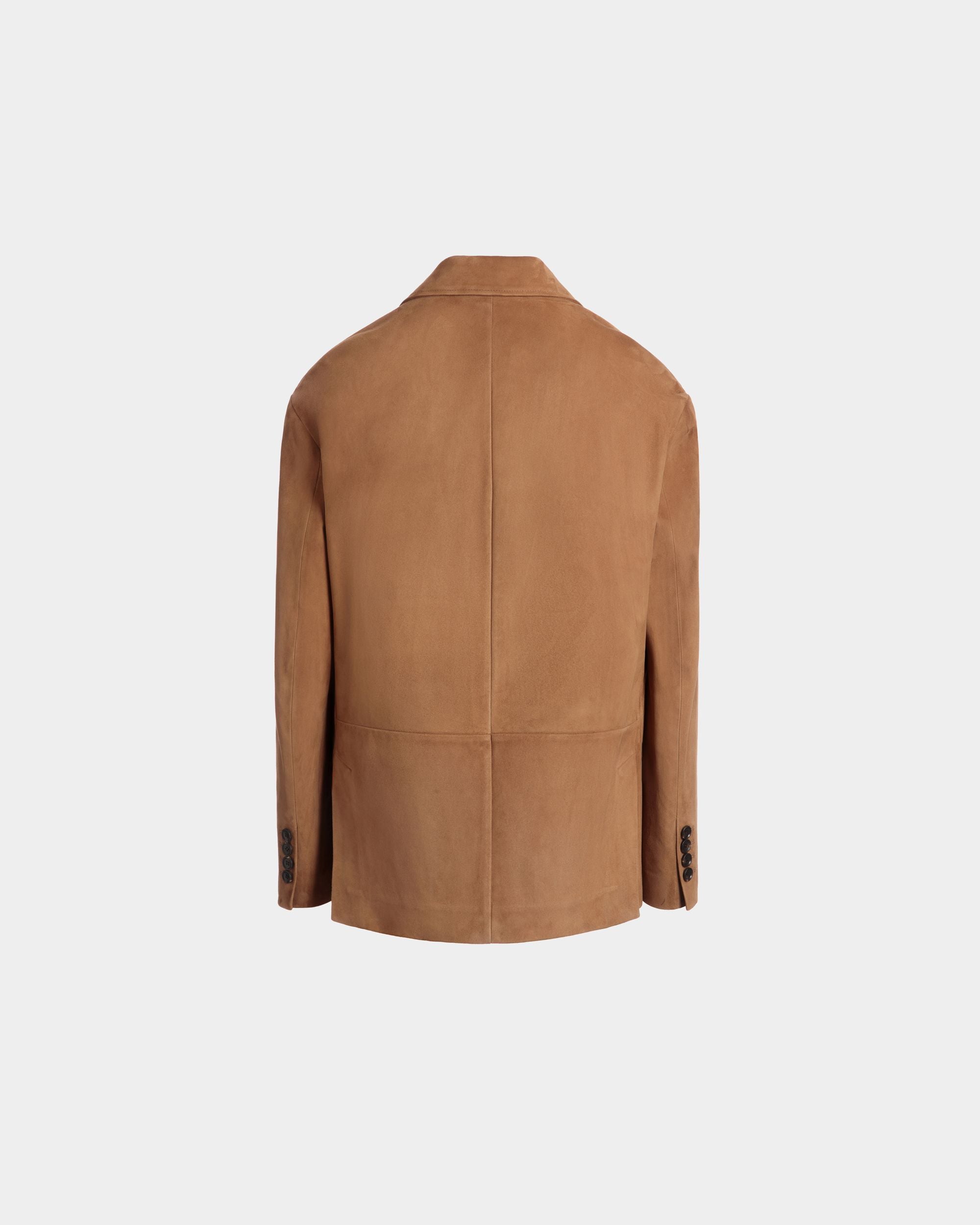 Blazer In Pelle Scamosciata Marrone - Uomo - Bally - 03