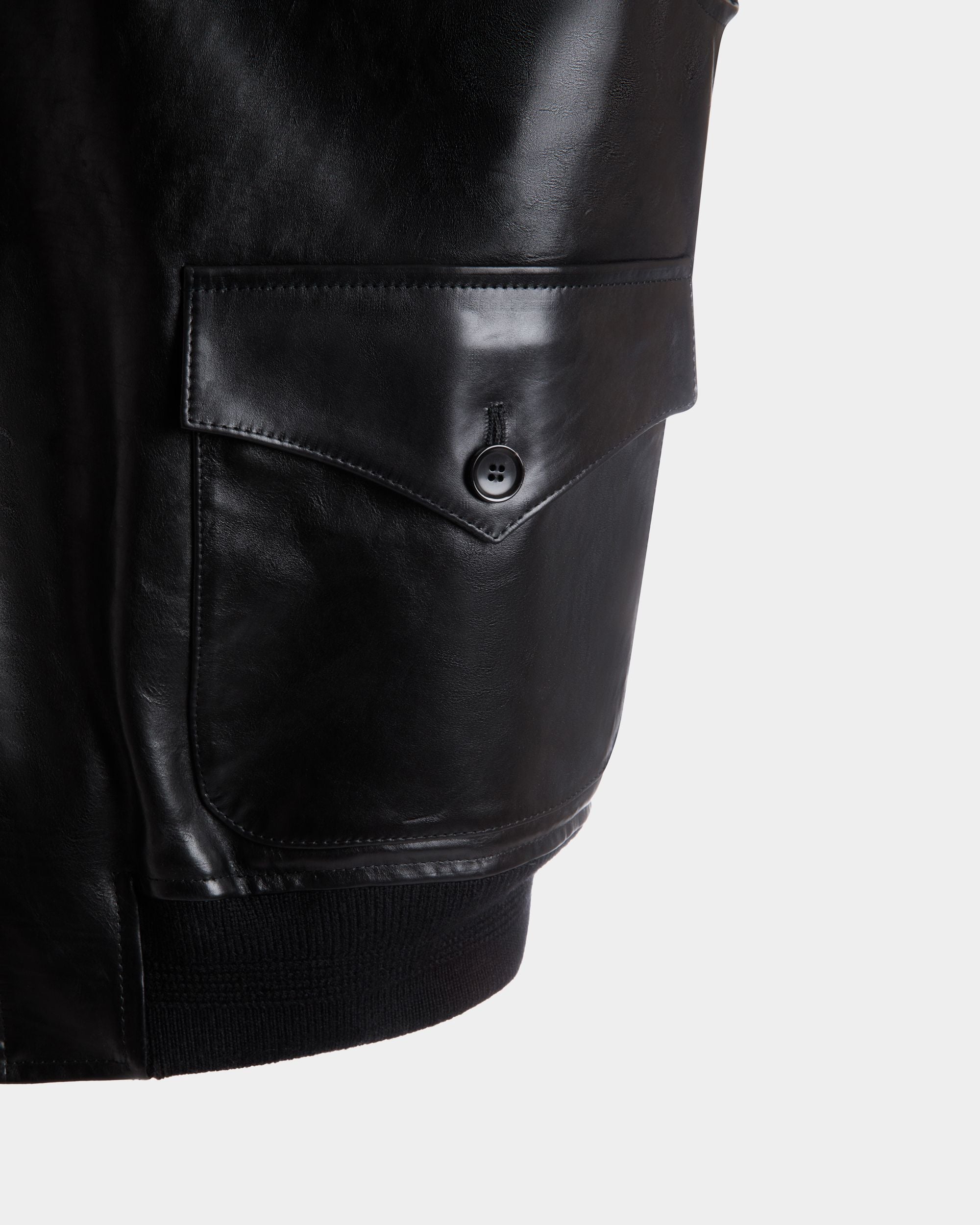 Gilet In Pelle Nera - Uomo - Bally - 02
