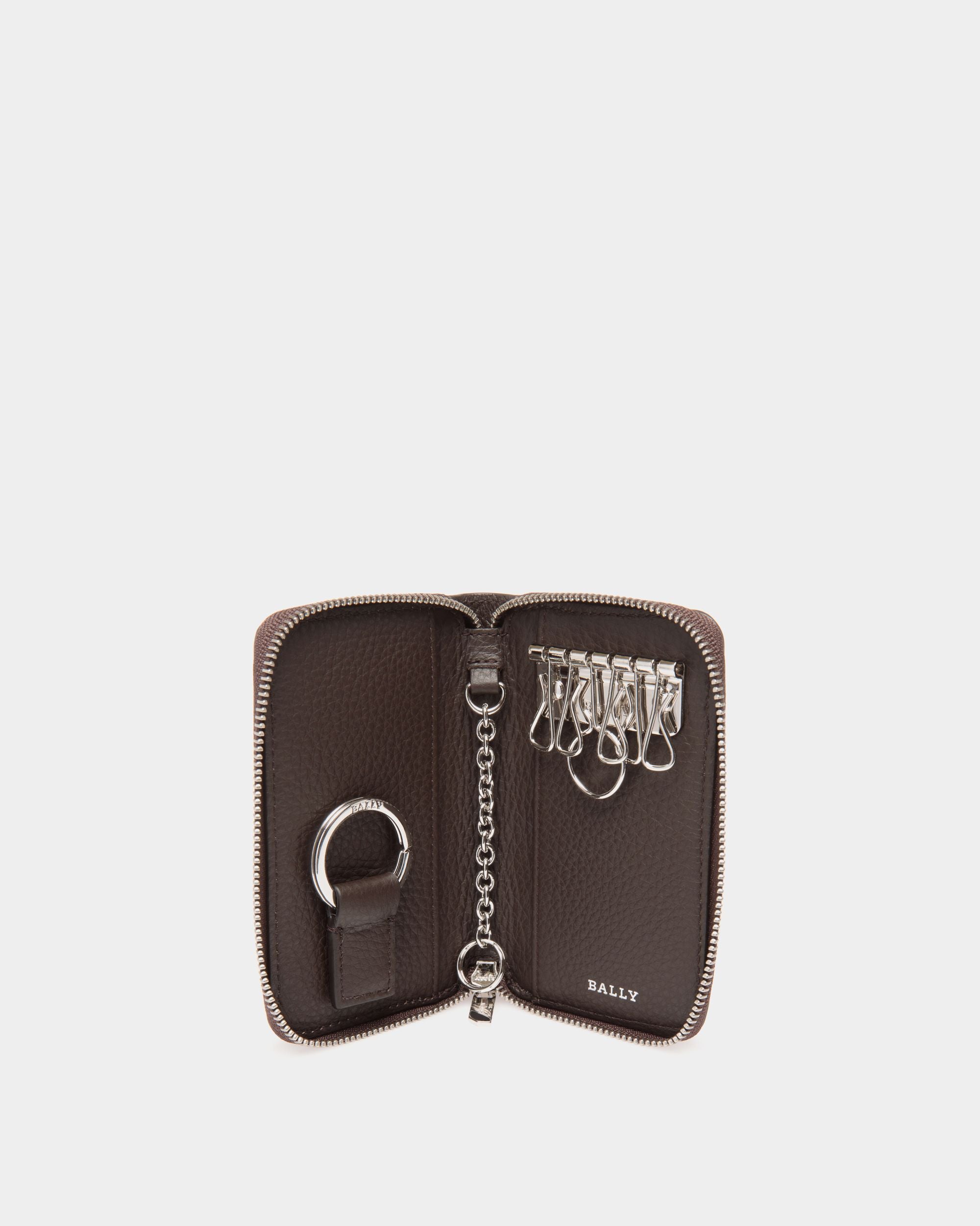 Keychains In Brown Leather - Uomo - Bally - 03