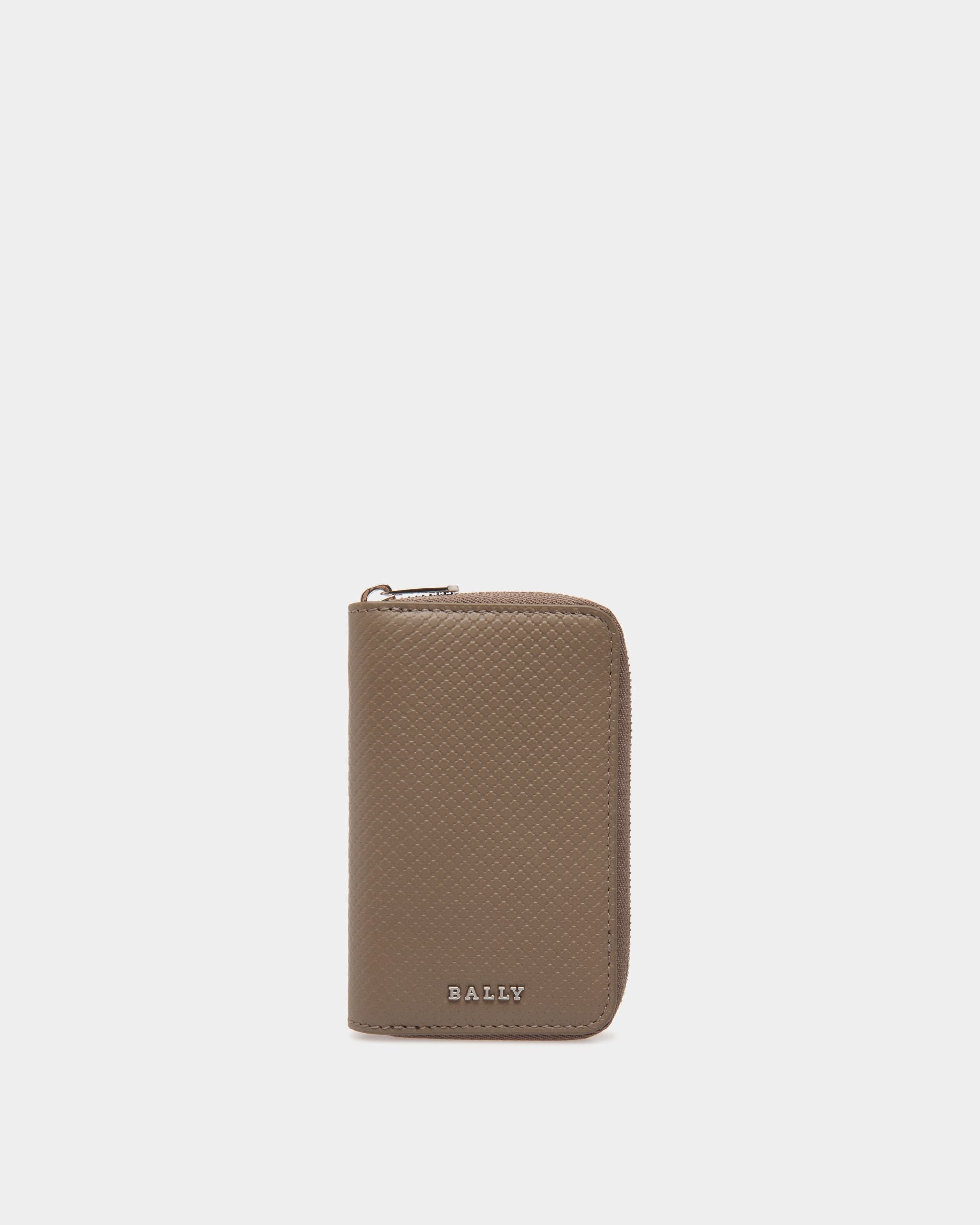 Keychains In Grey Leather - Uomo - Bally - 01