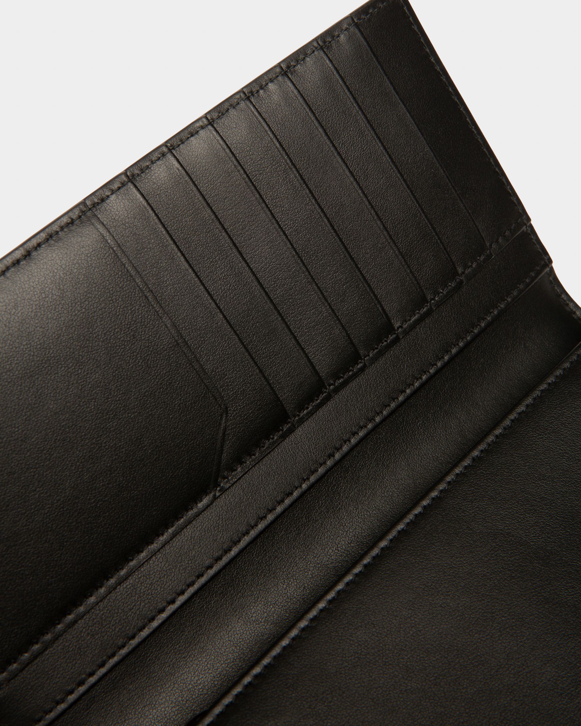 Scaliro Portafoglio Continental In Pelle Nera - Uomo - Bally - 04