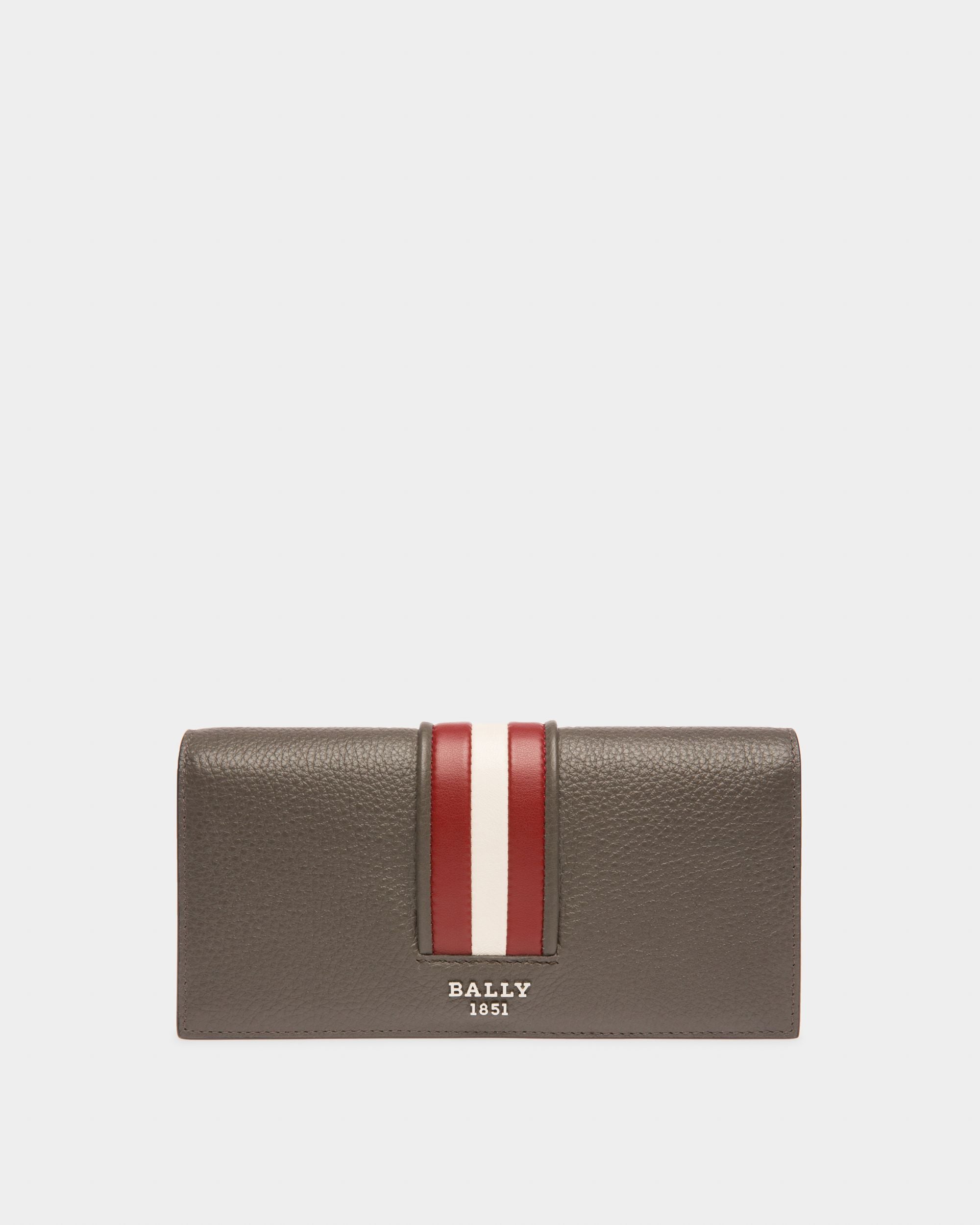 Baliro Portafoglio Continental In Pelle Verde Militare - Uomo - Bally - 01