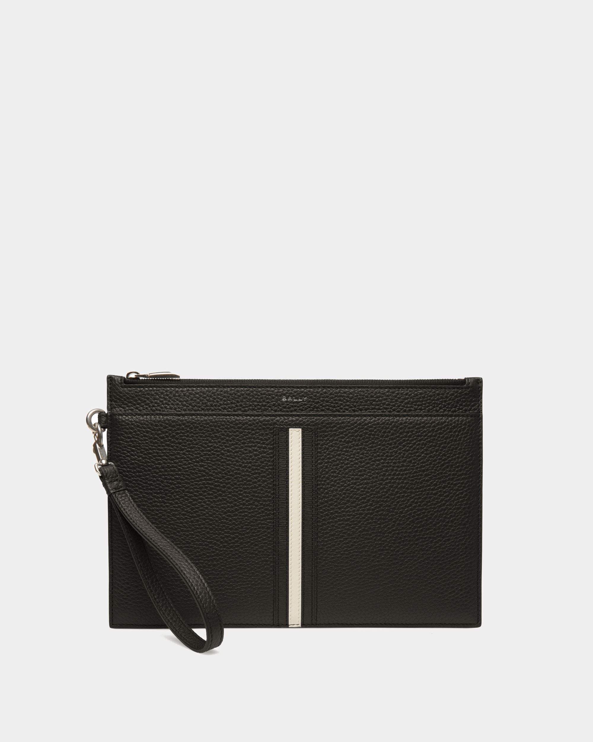 Nécessaire Ribbon In Pelle Nera - Uomo - Bally - 01