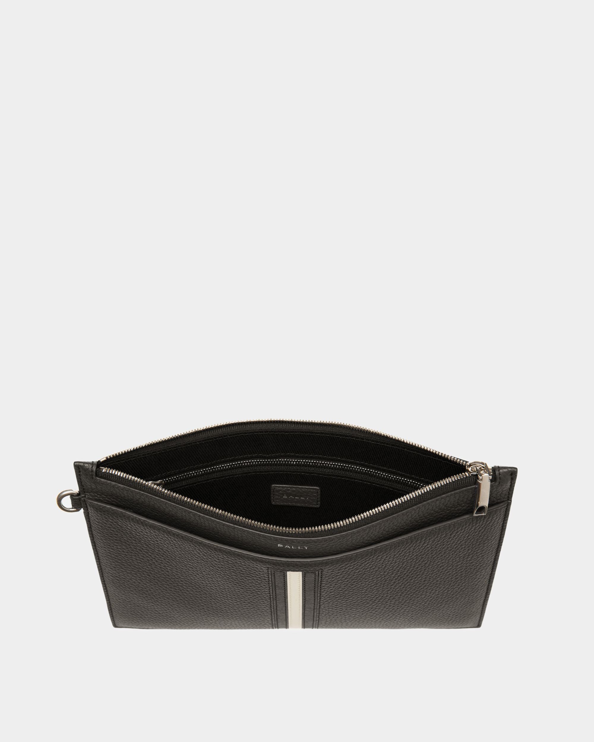 Nécessaire Ribbon In Pelle Nera - Uomo - Bally - 03