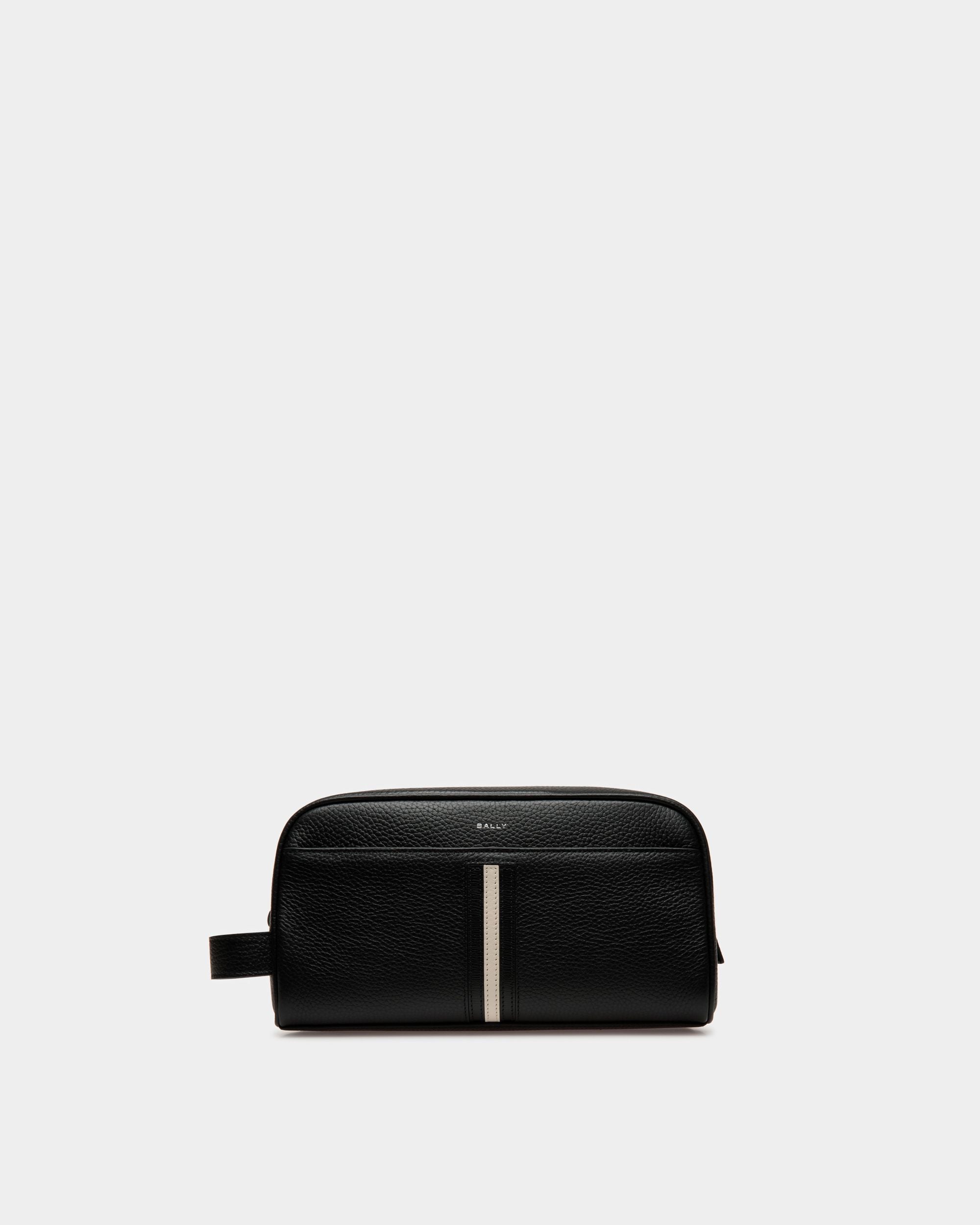 Nécessaire Ribbon In Pelle Nera - Uomo - Bally - 01